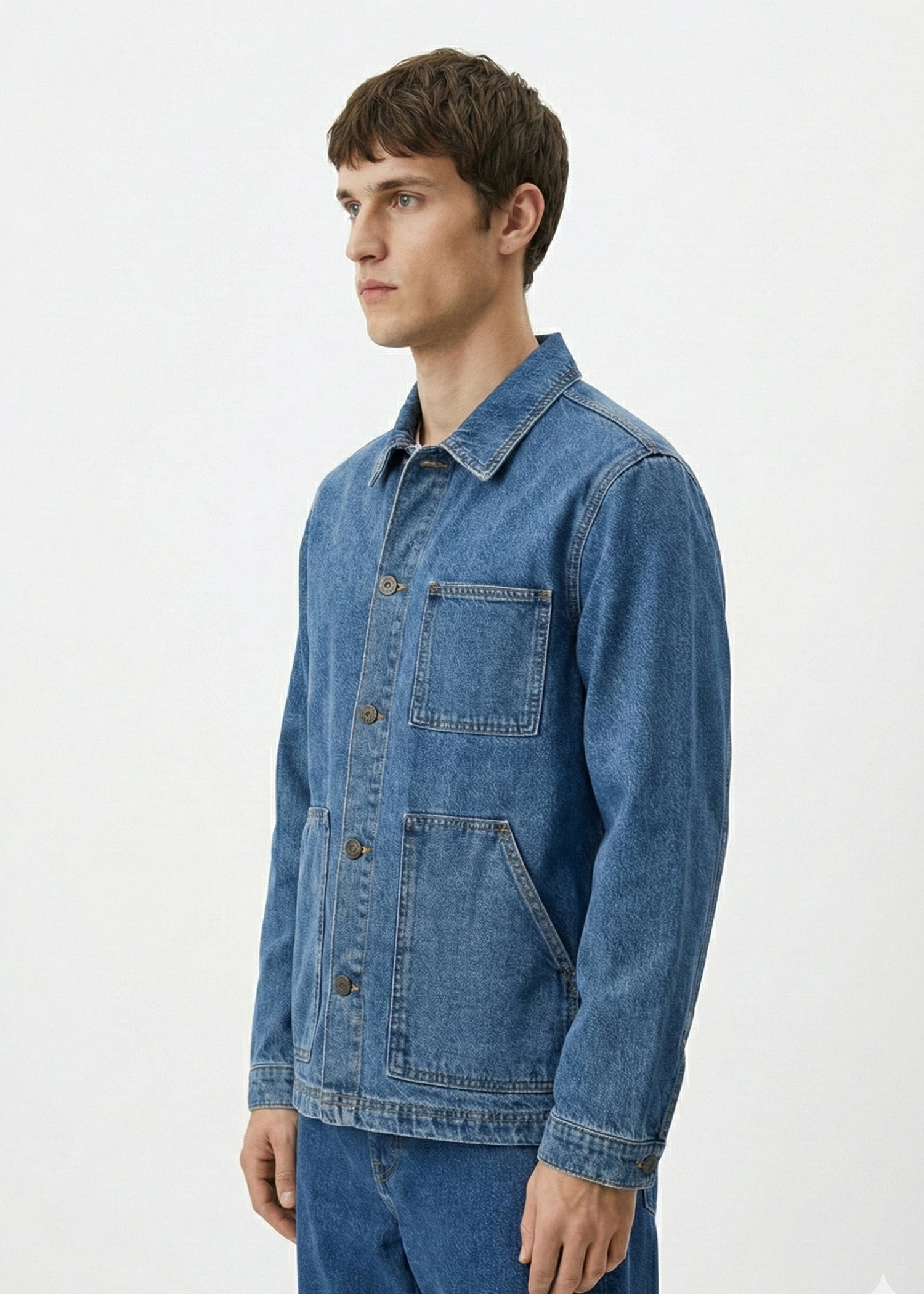 denim Jacket in Blue by FLO