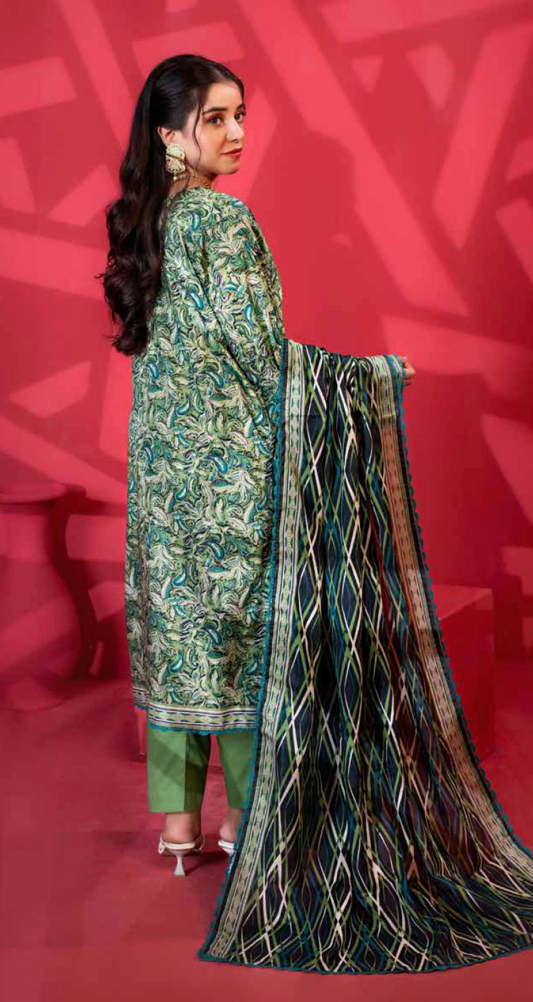 Printed Summer Lawn Drop 15 – 12