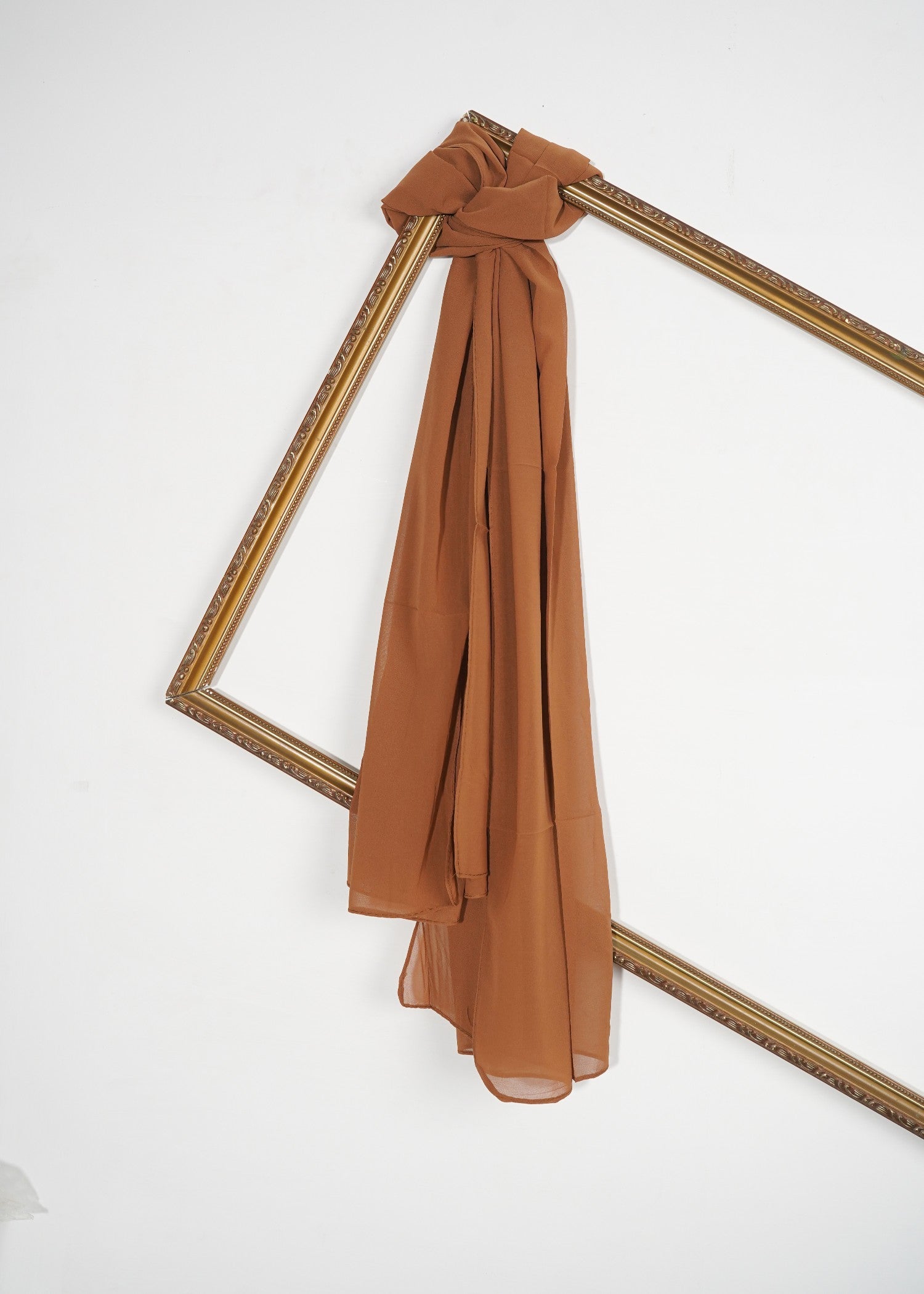 chiffon Hijab in Brown