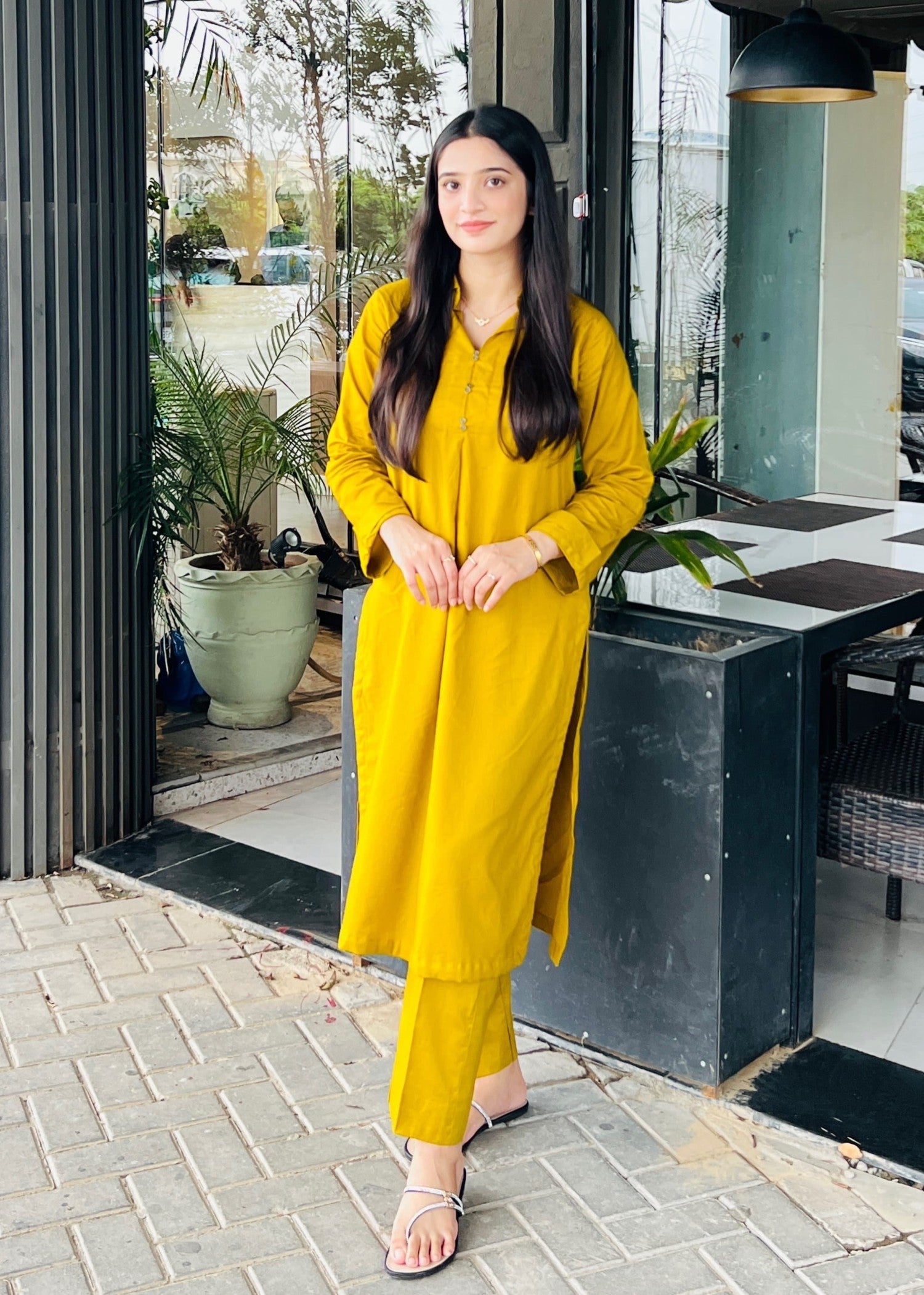 cotton Co Ord Sets in Mellow yellow