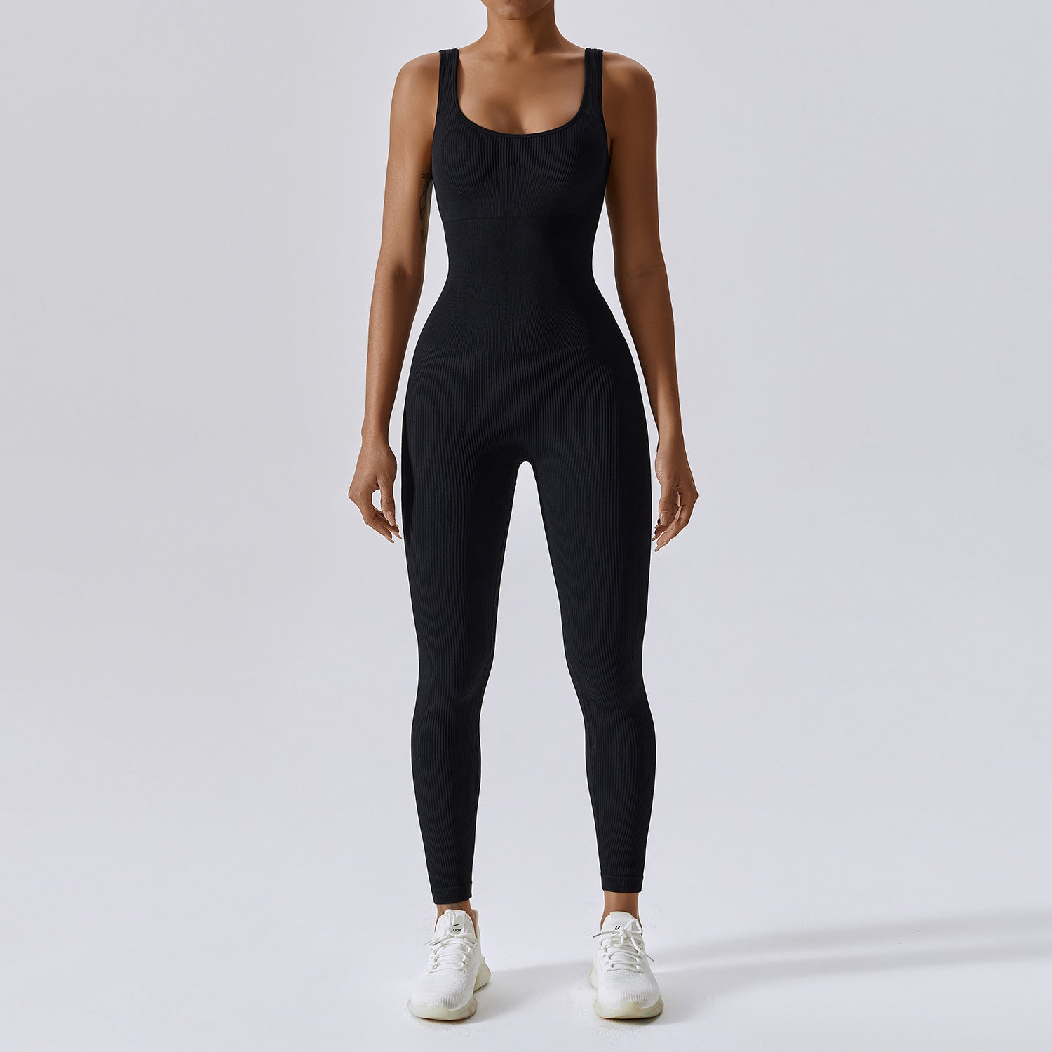 One-piece Yoga Suit Abdominal Slimming Exercise Elastic Tight