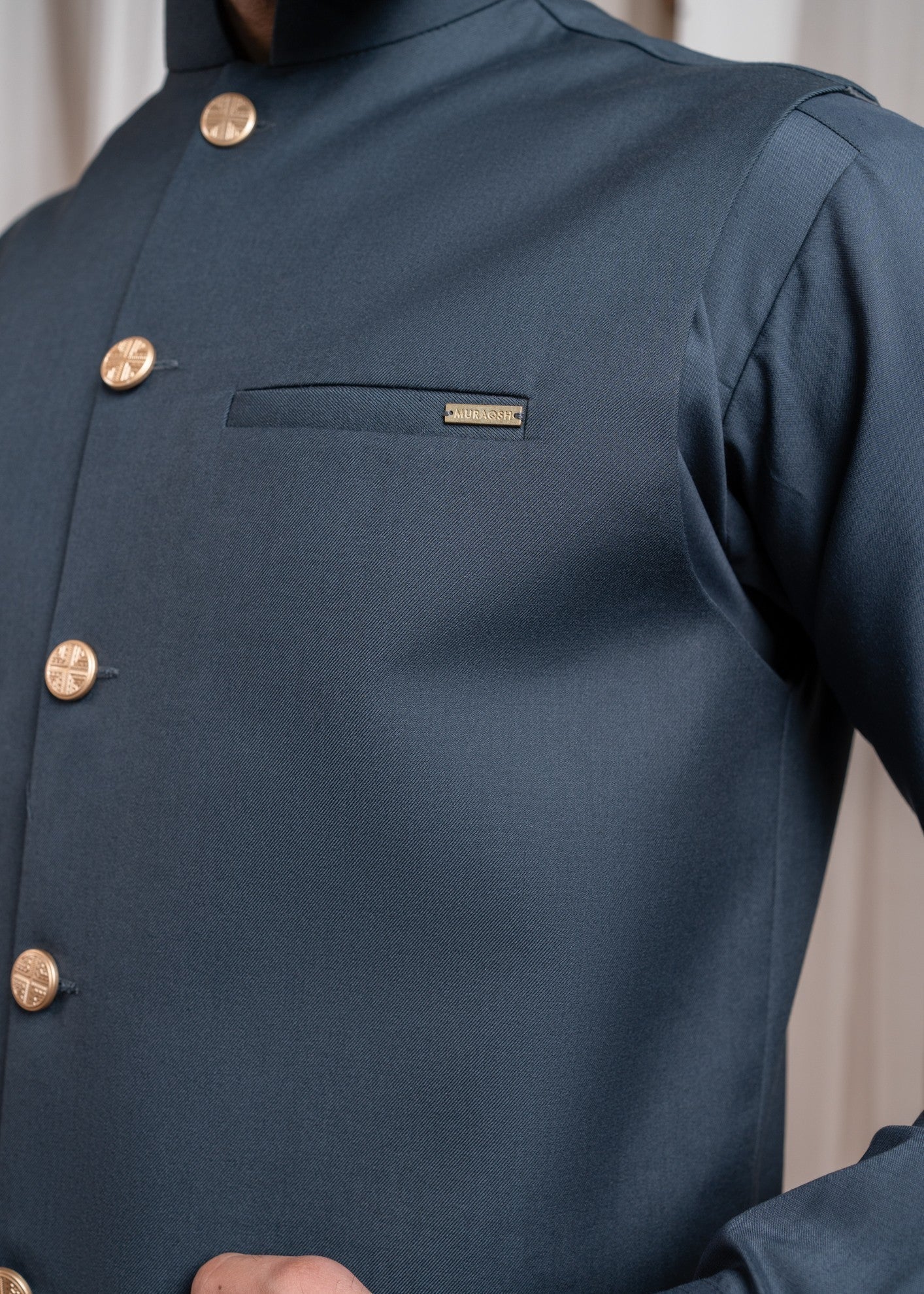 wash & wear Waistcoat in Charcoal - view 7