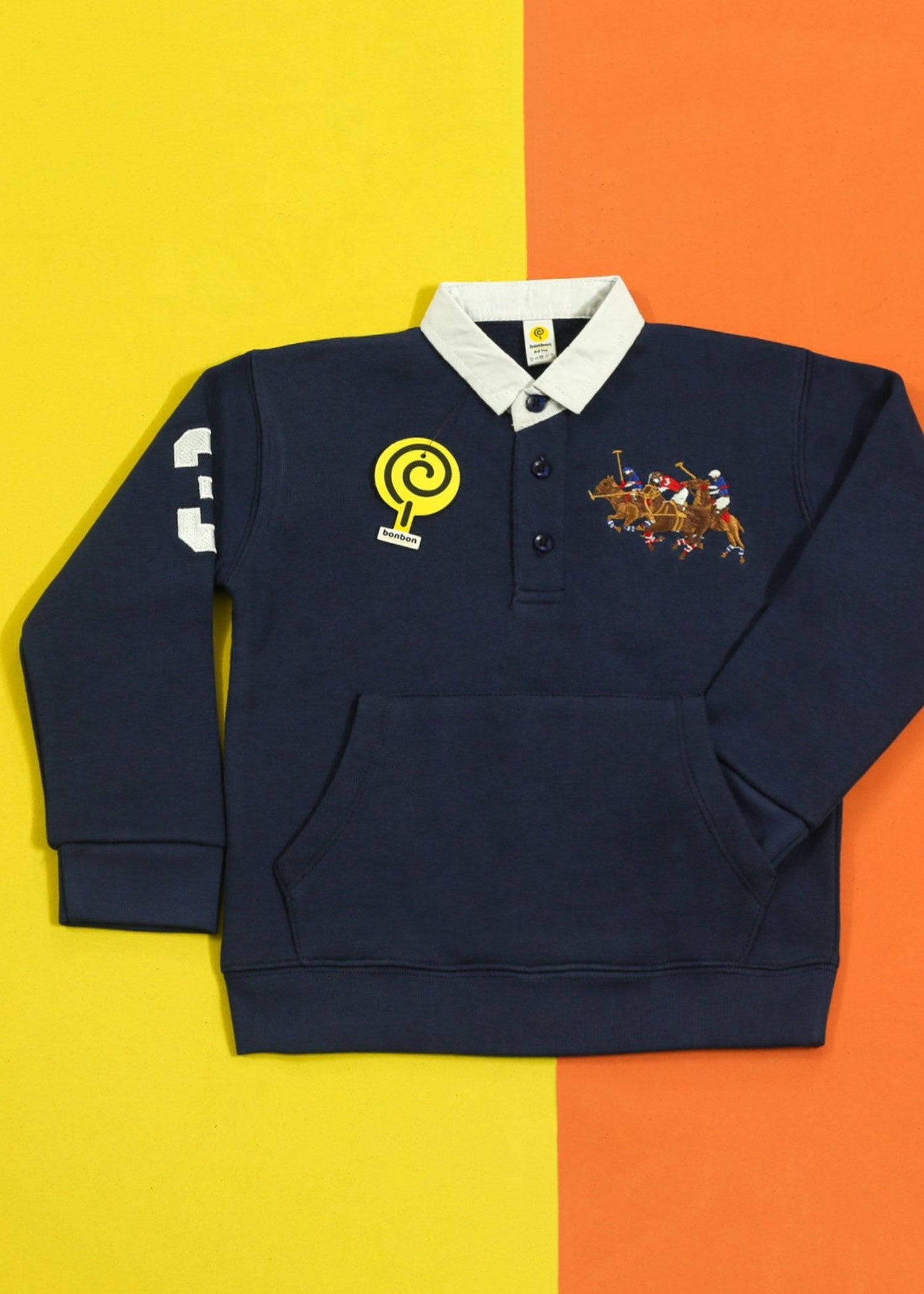 cotton Sweatshirt in Blue