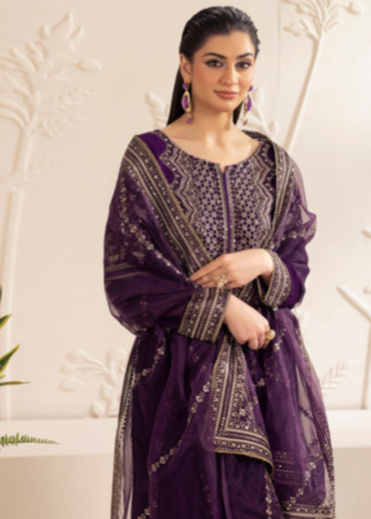 bemberg crinkle chiffon Maxi in Egg plant