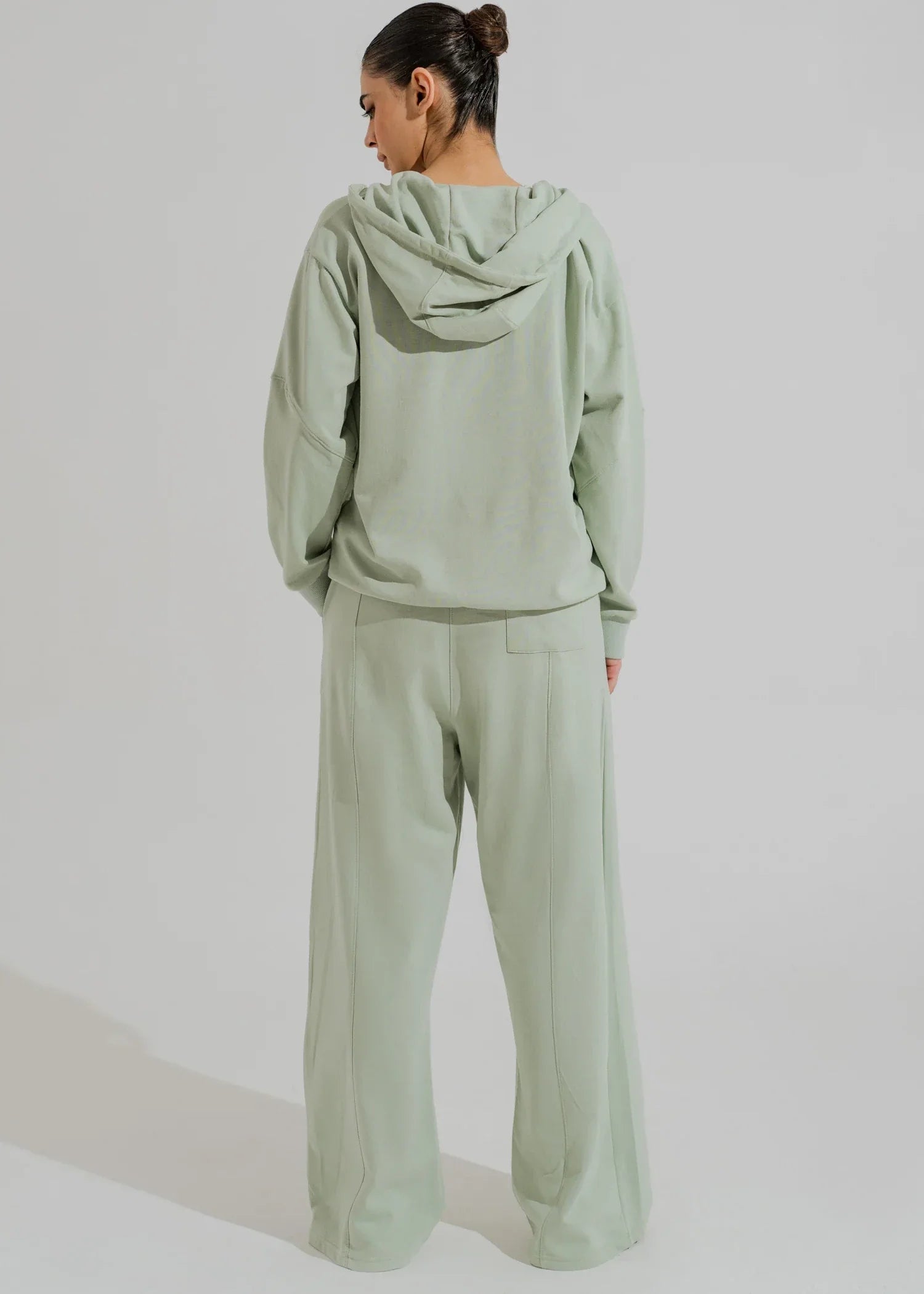 terry Trousers in Sage green