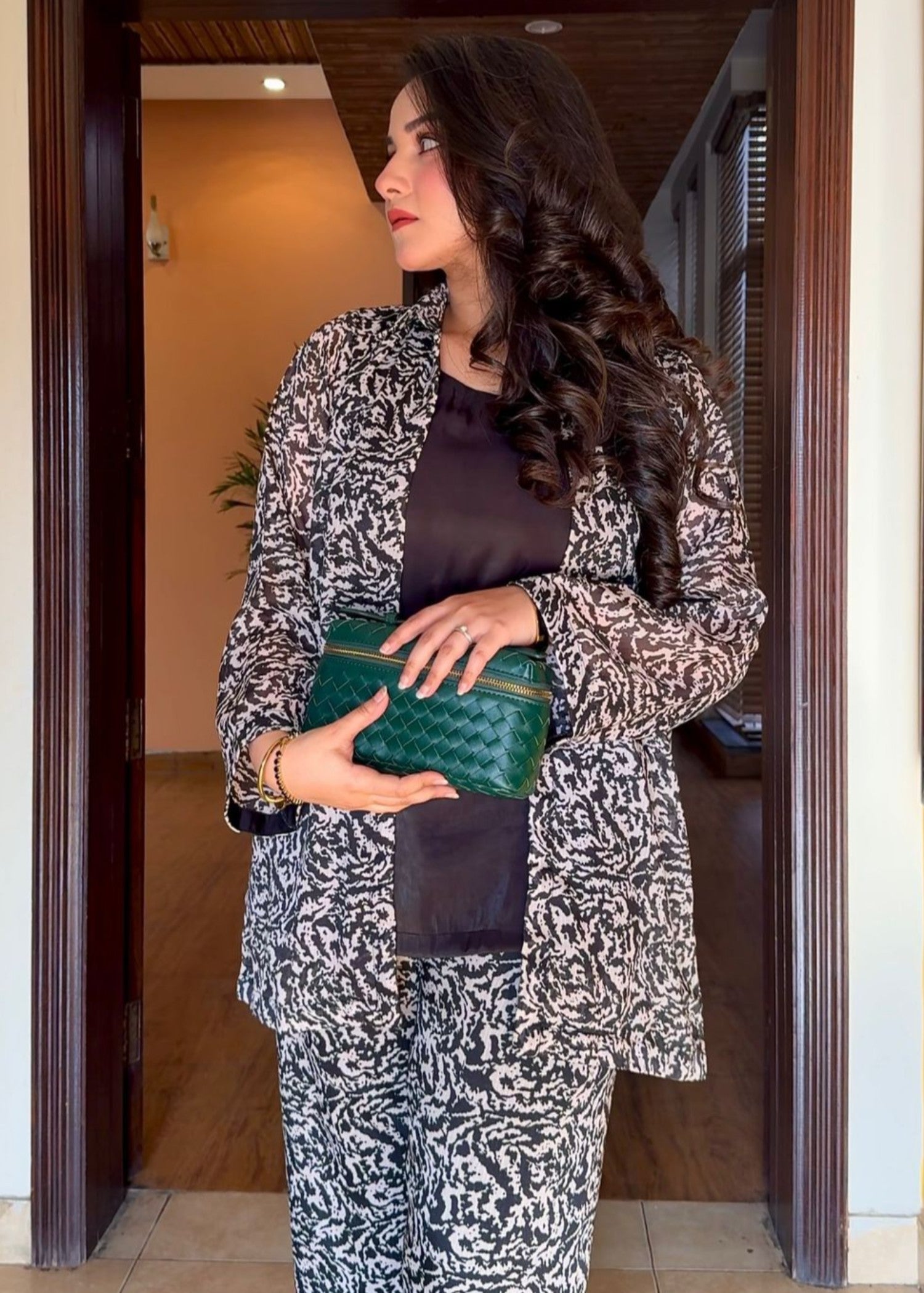 chiffon Co Ord Sets in Black
