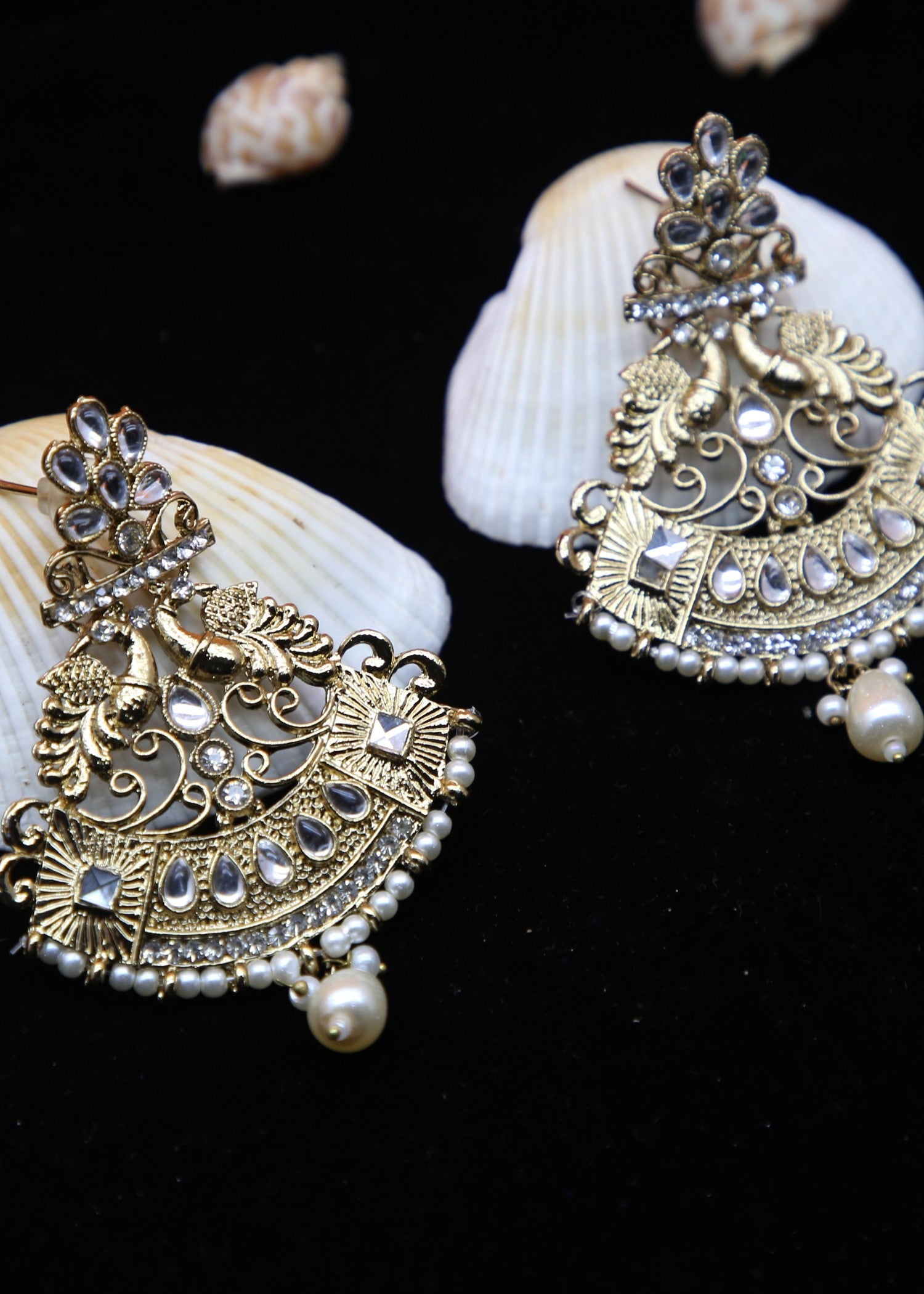 Earrings in White Color by - Trendy Women Earrings CZC4040