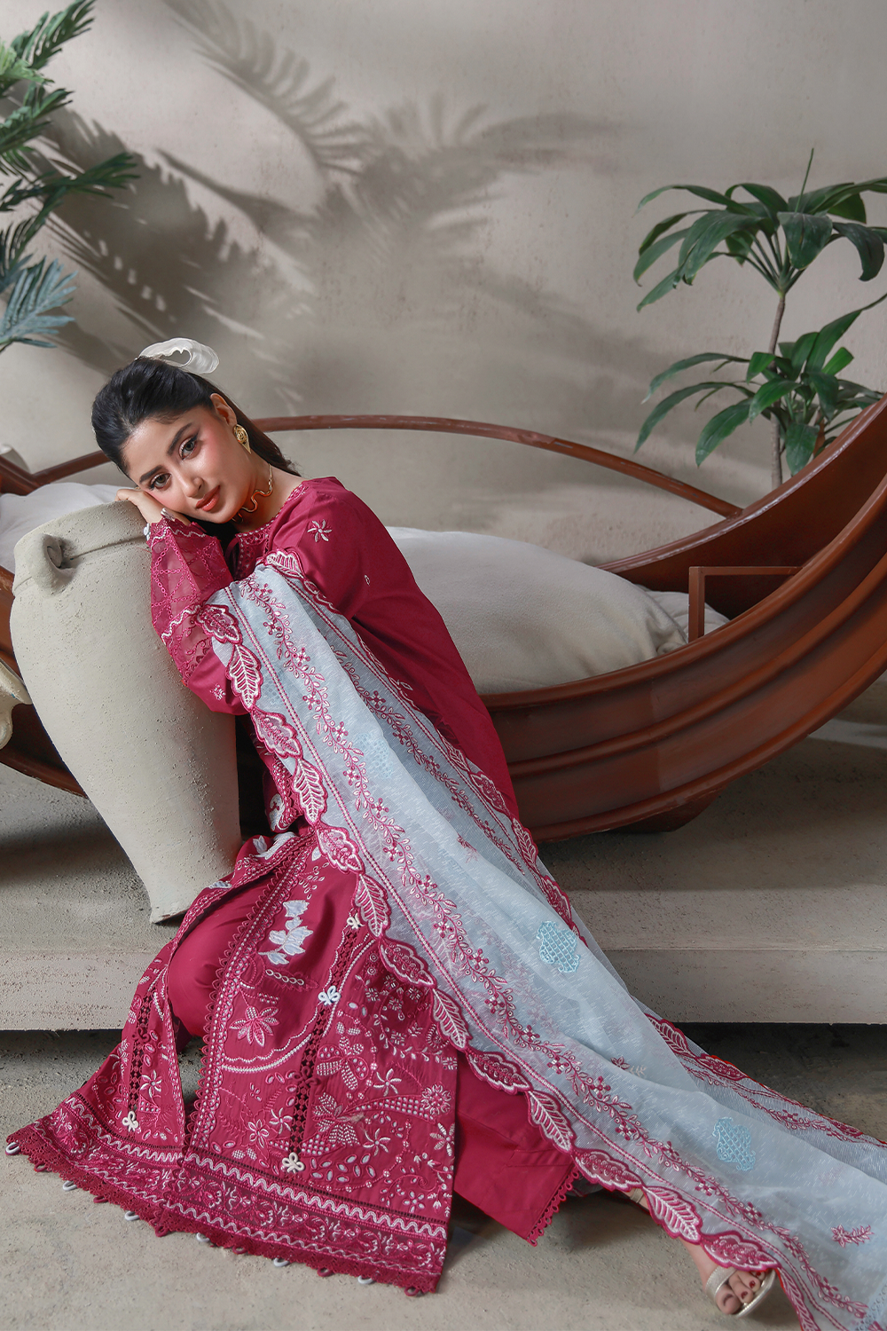 Saagar Festive Luxury Lawn – NOOR (AL-04)
