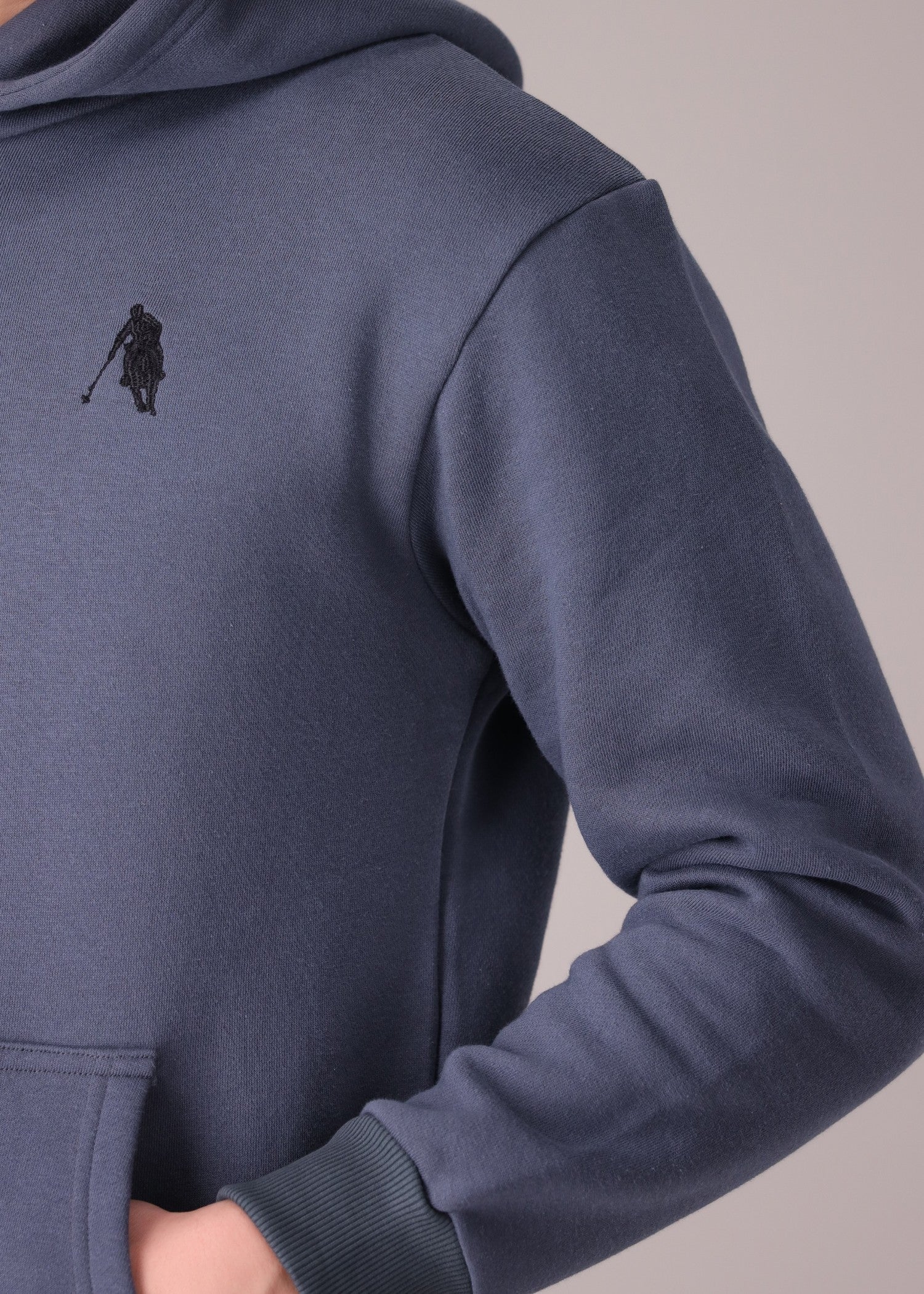 fleece Hoodie in Grey