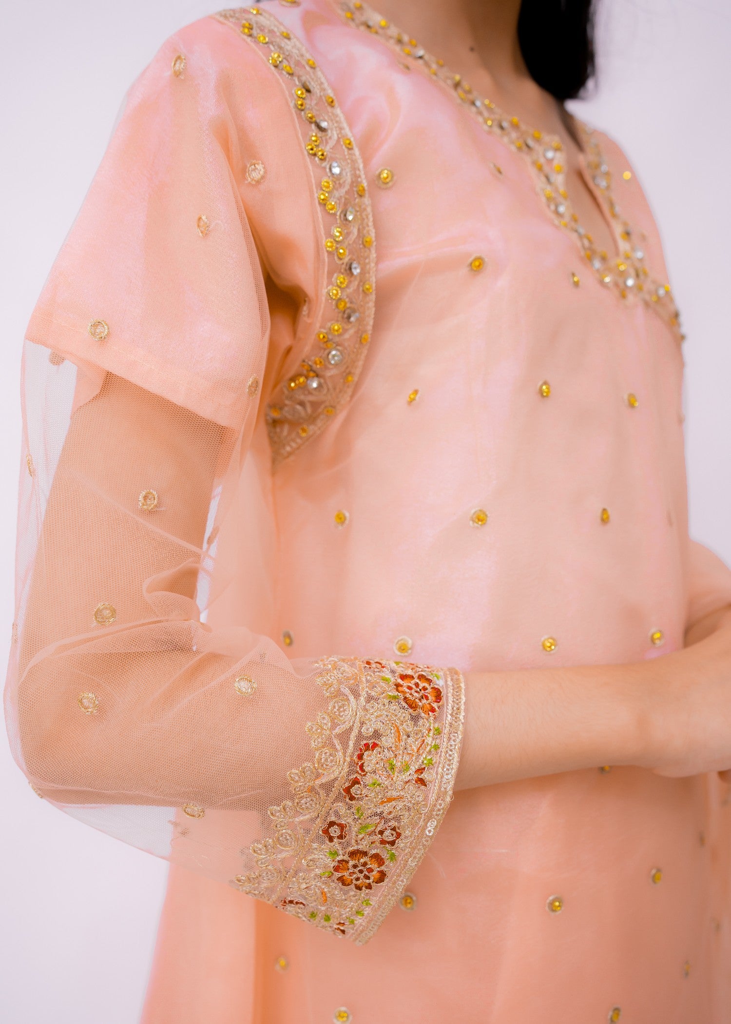 net Angrakha in Pink