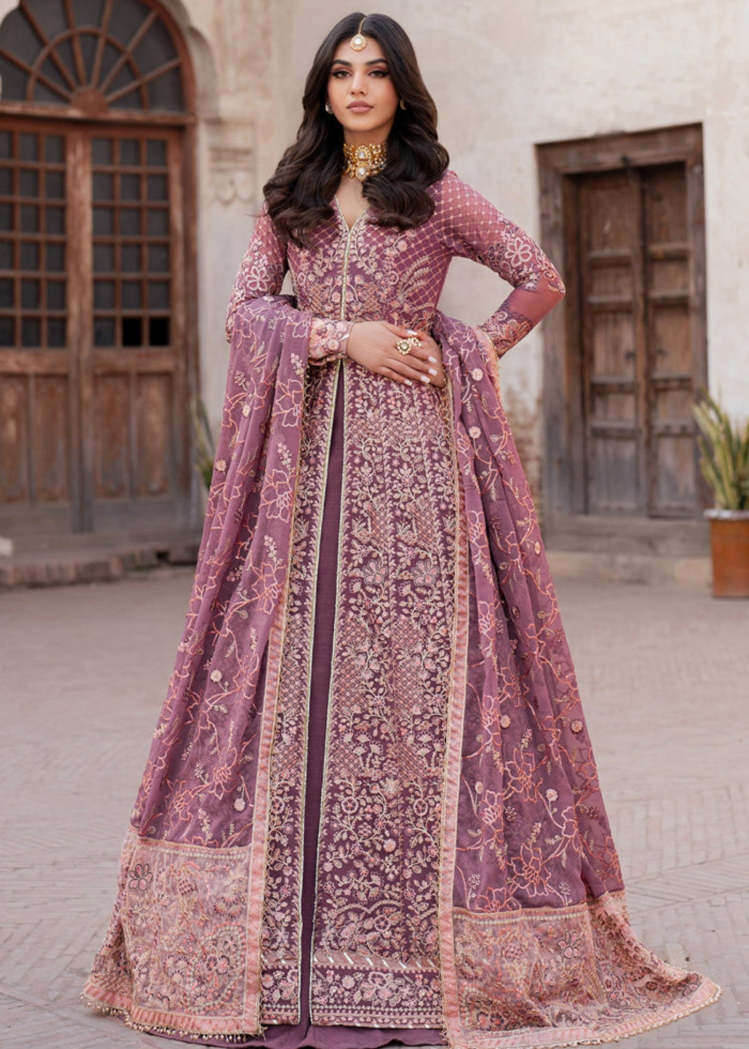 chiffon Maxi in Bubblegum pink