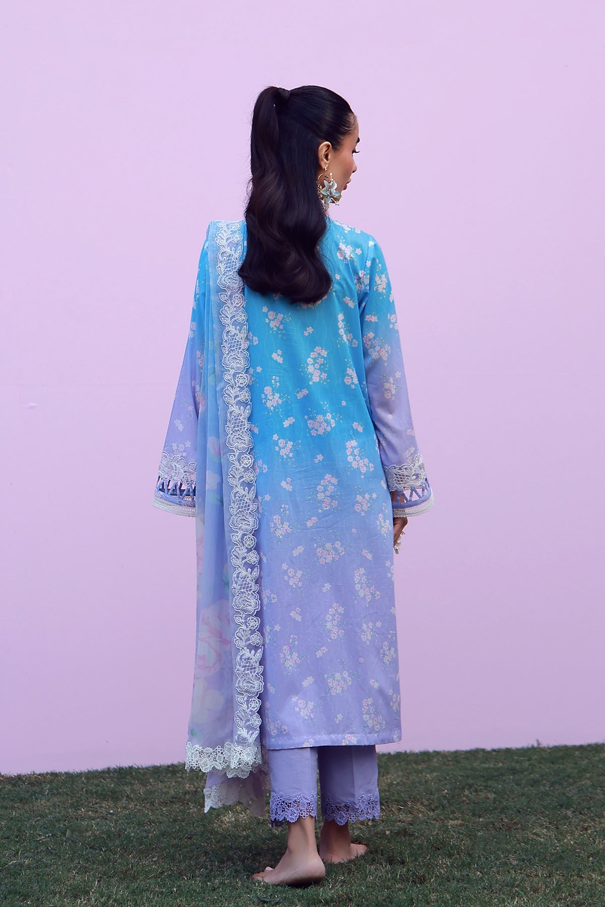Mirha Lawn – Indigo Amethyst