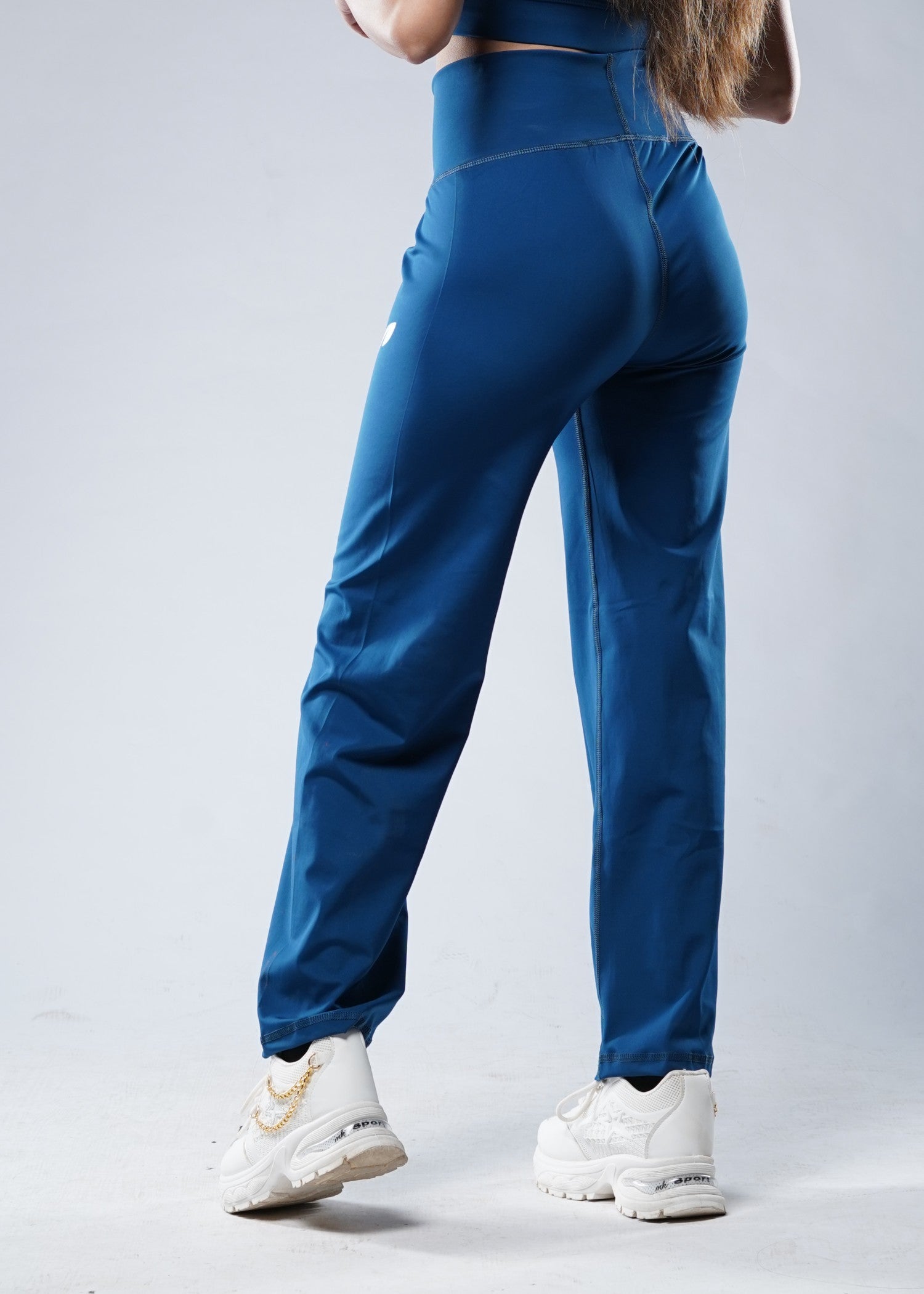 polyester nylon Yoga Pants in Navy blue