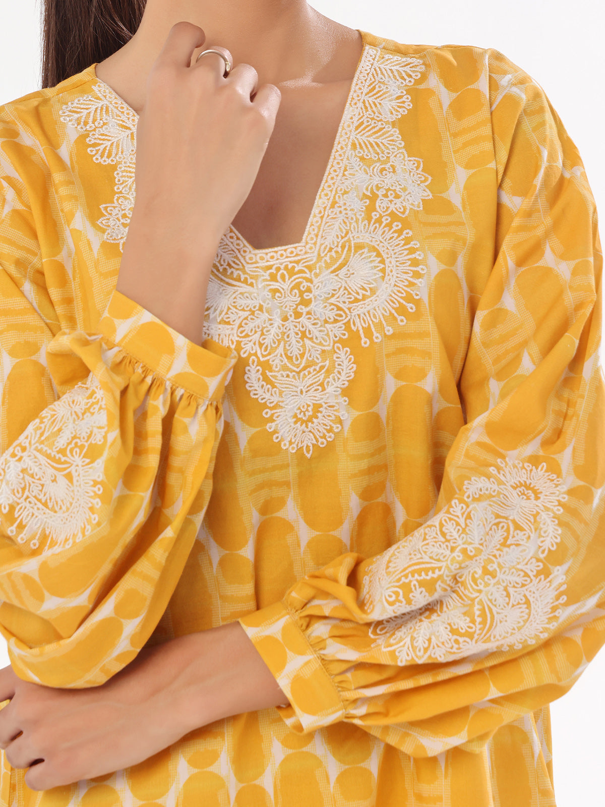 lawn Co Ord Sets in Mustard