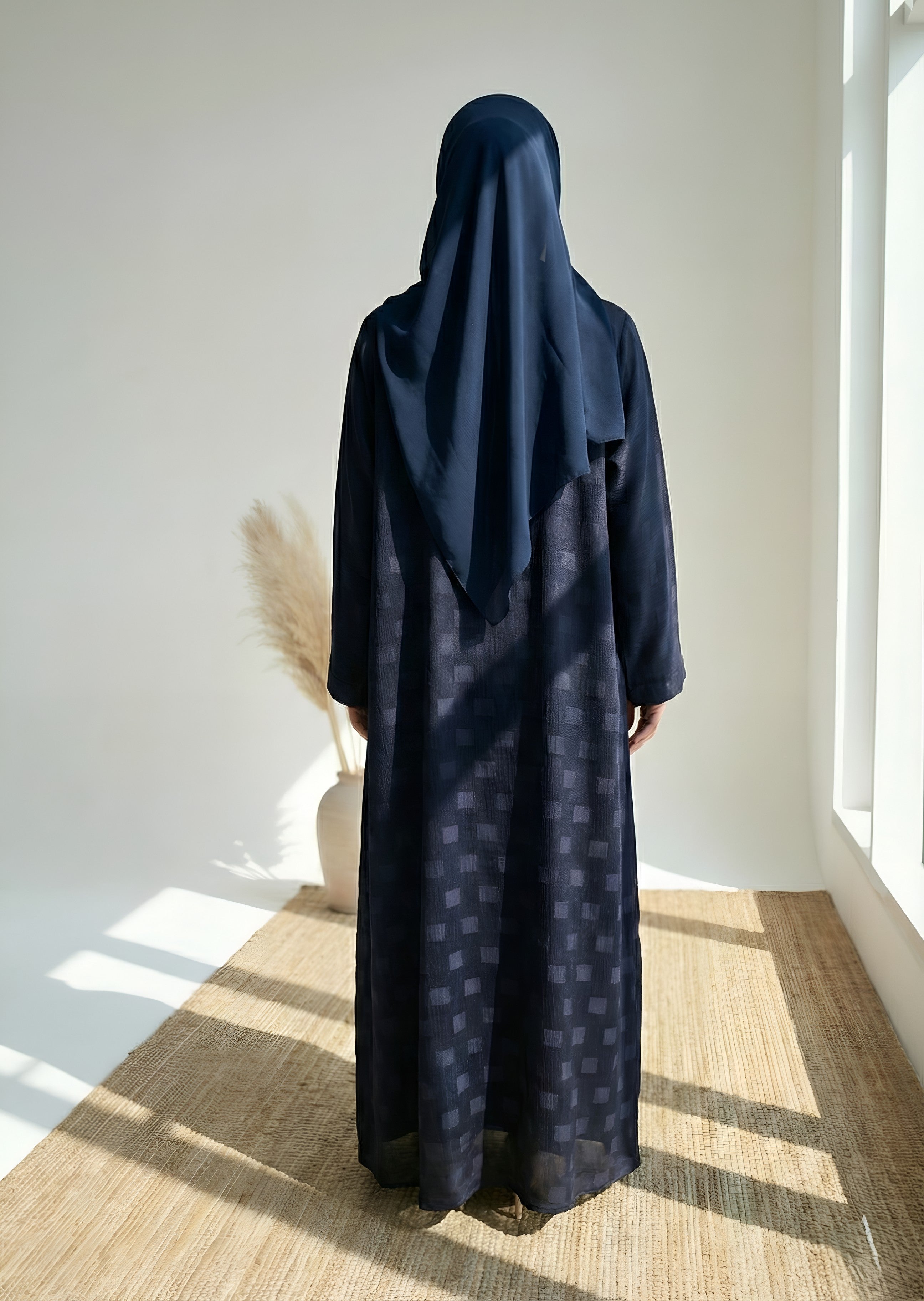 nidha Abaya in Blue