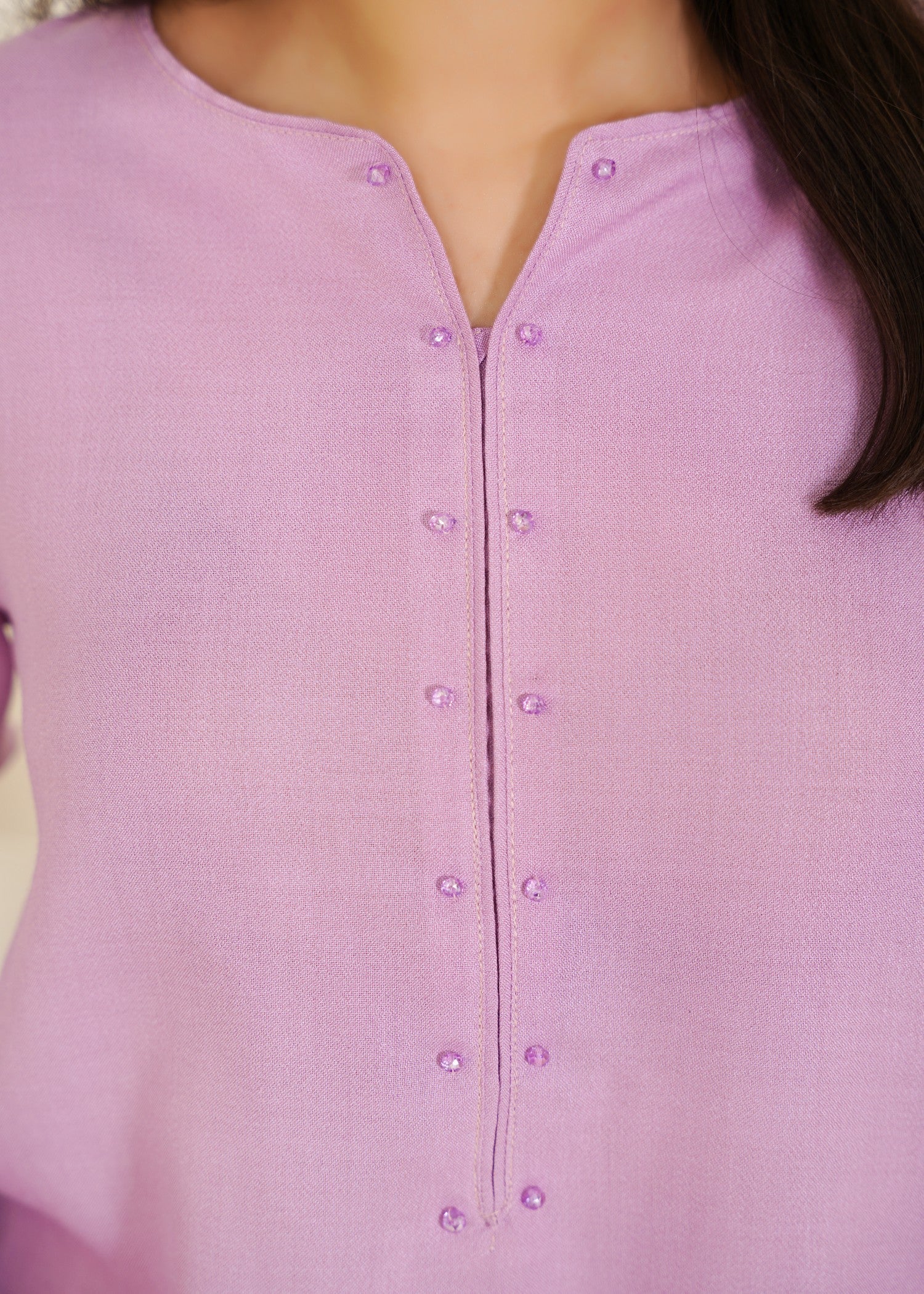 dhanak Co Ord Sets in Lilac