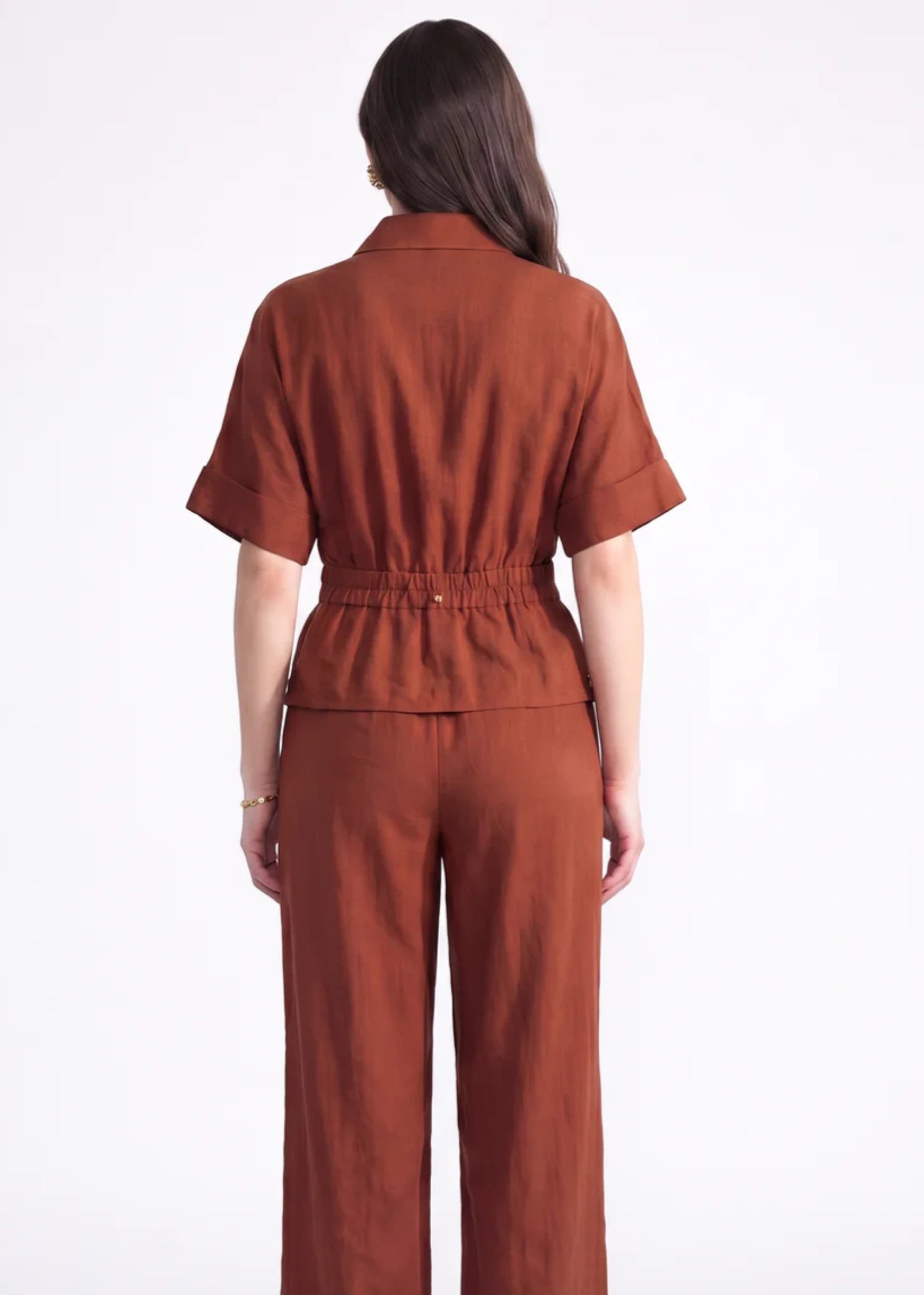 viscose Top in Brown