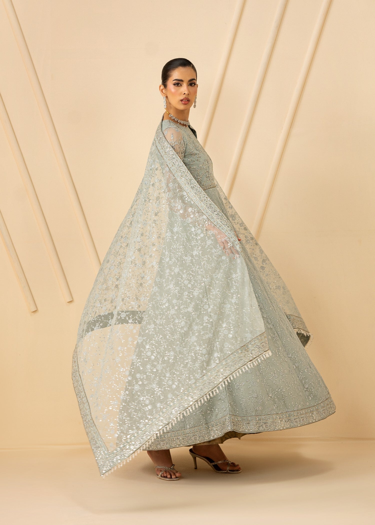 net Maxi in Dark grey