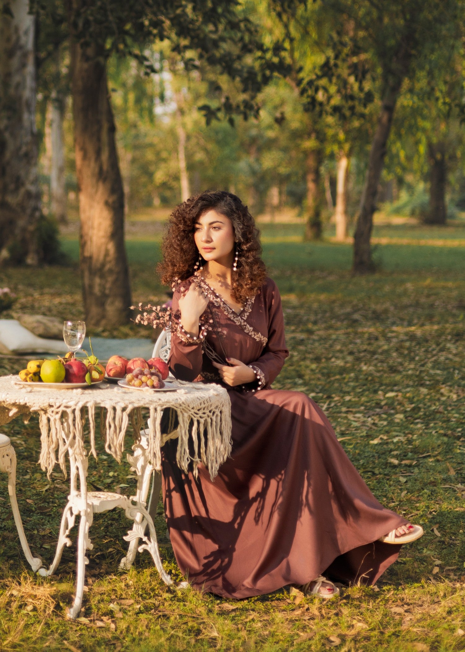 pure marina Maxi in Chocolate brown
