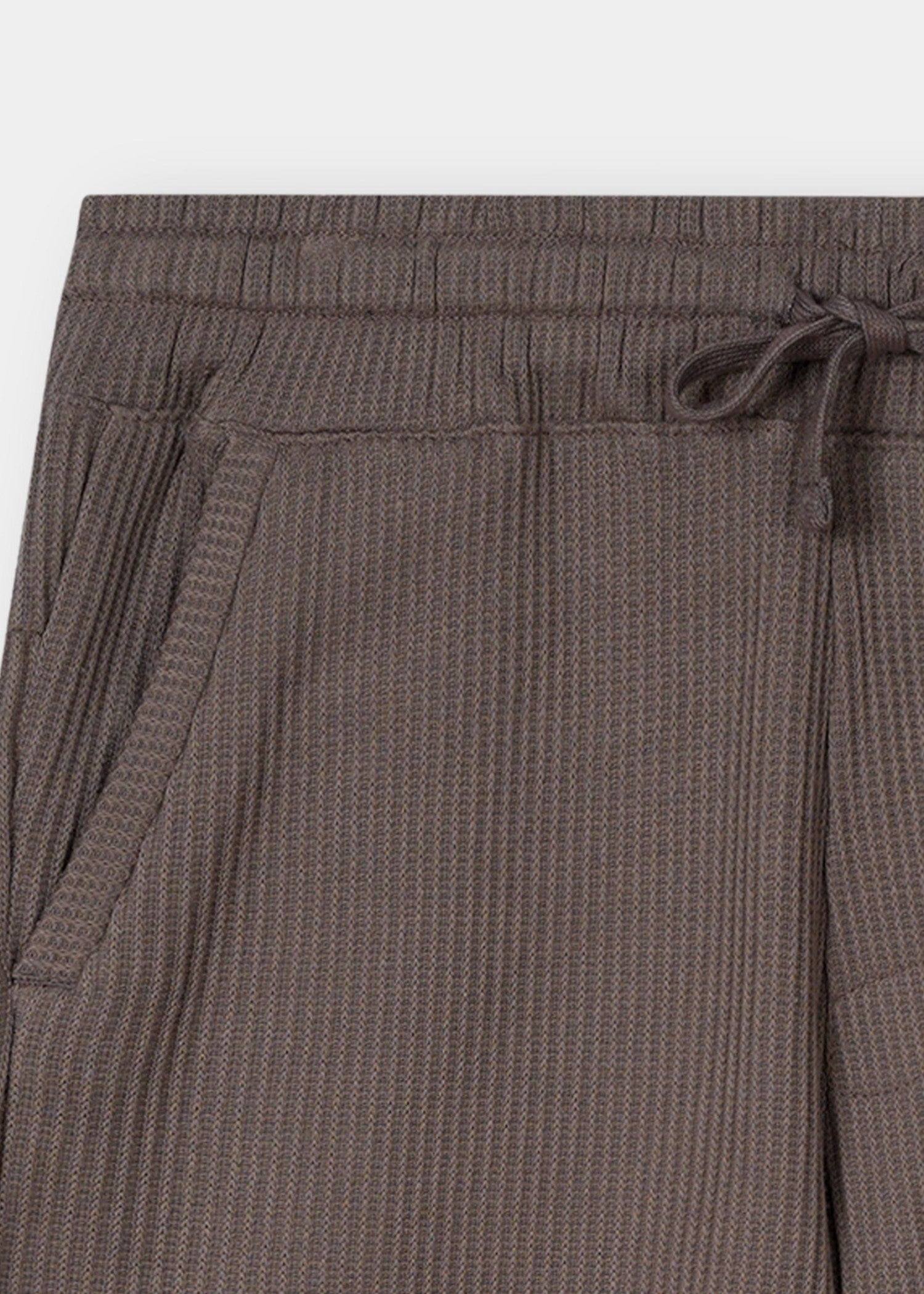 pure cotton Shorts in Coffee brown