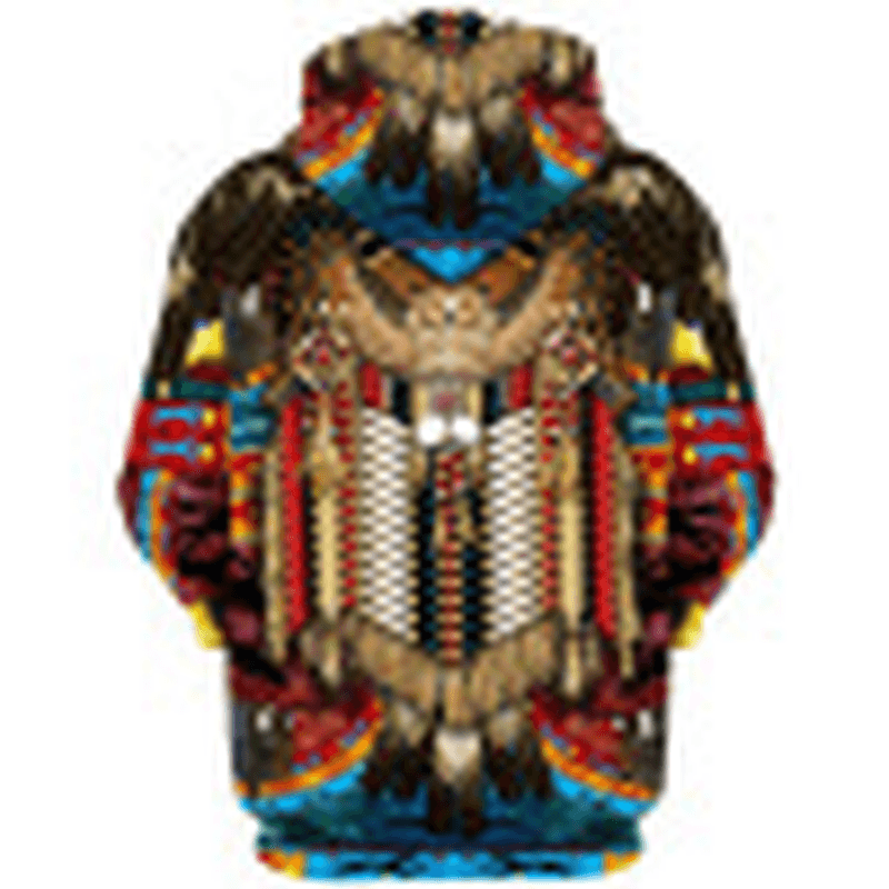 Fashionably Casual Digital Print Loose - Fitting Hoodie