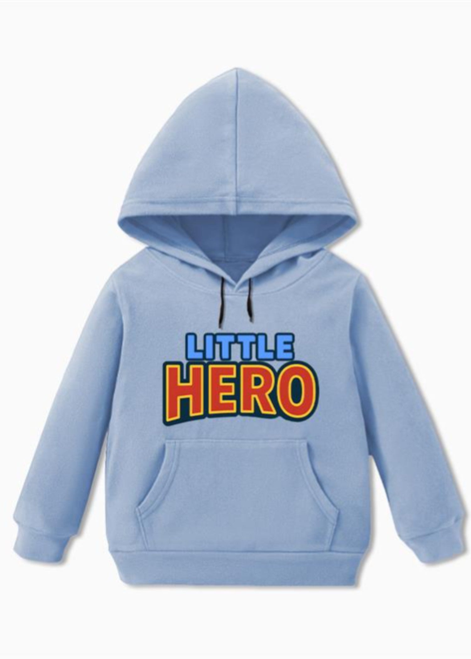 fleece Hoodie in Ice blue