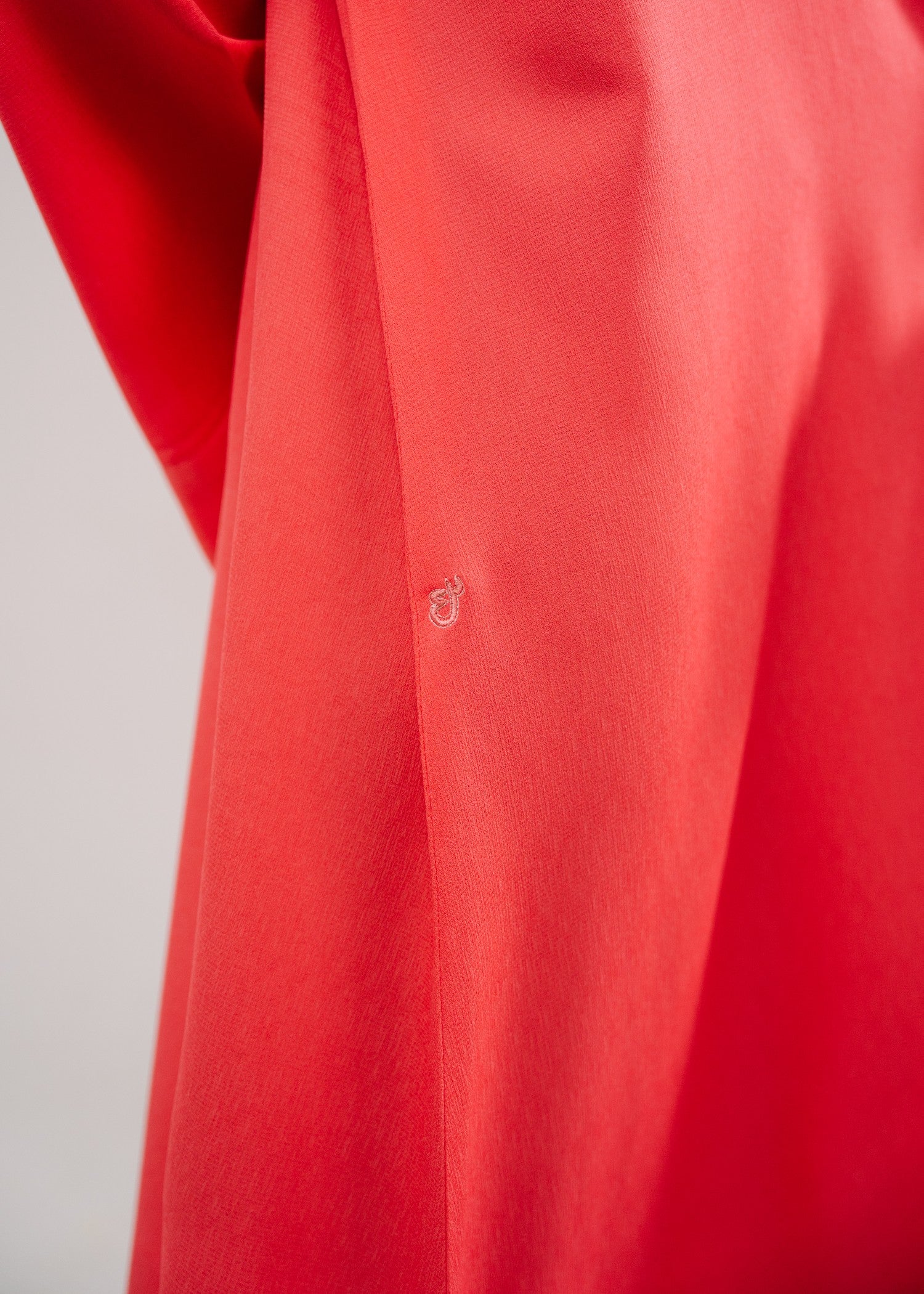 summer khaddar Abaya in Coral pink