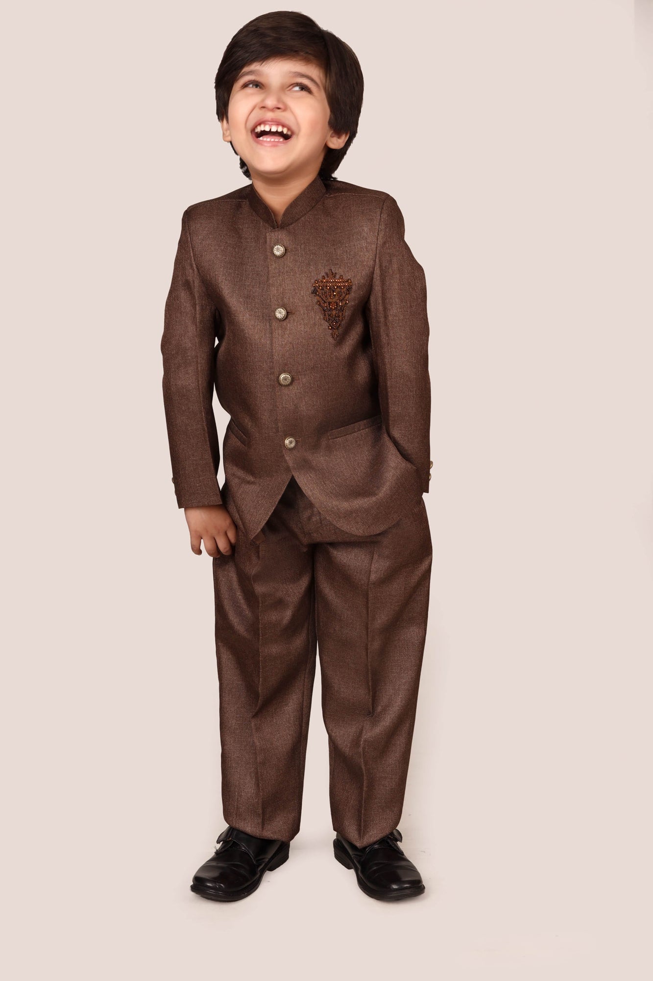wash & wear Prince Coat in Brown