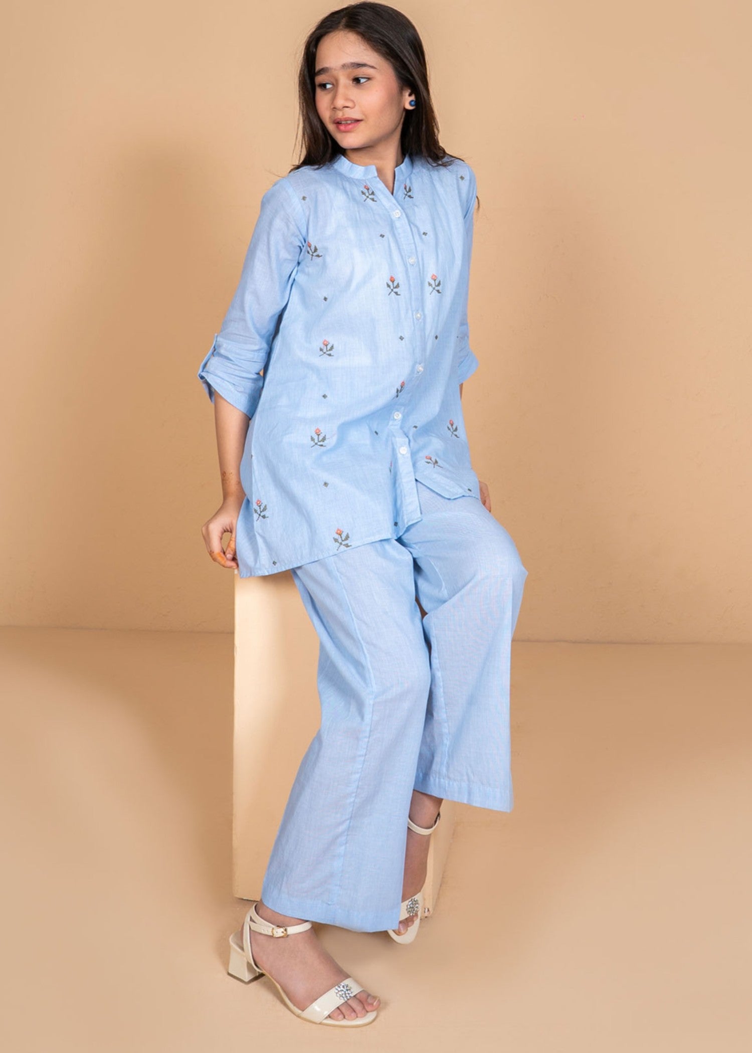 Co Ord Sets in Powder blue