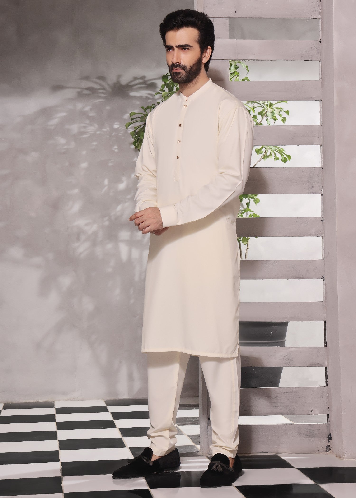 jamawar Waistcoat in Green