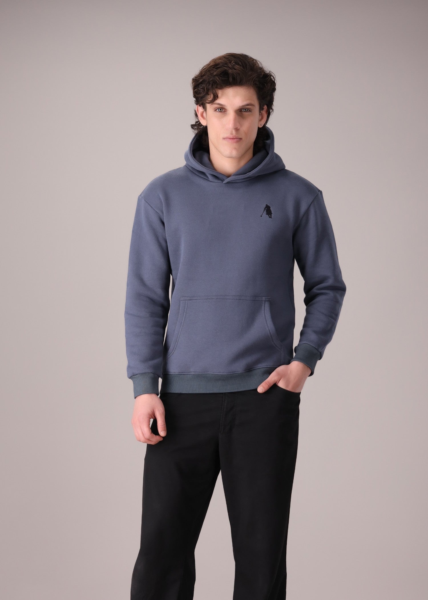fleece Hoodie in Grey