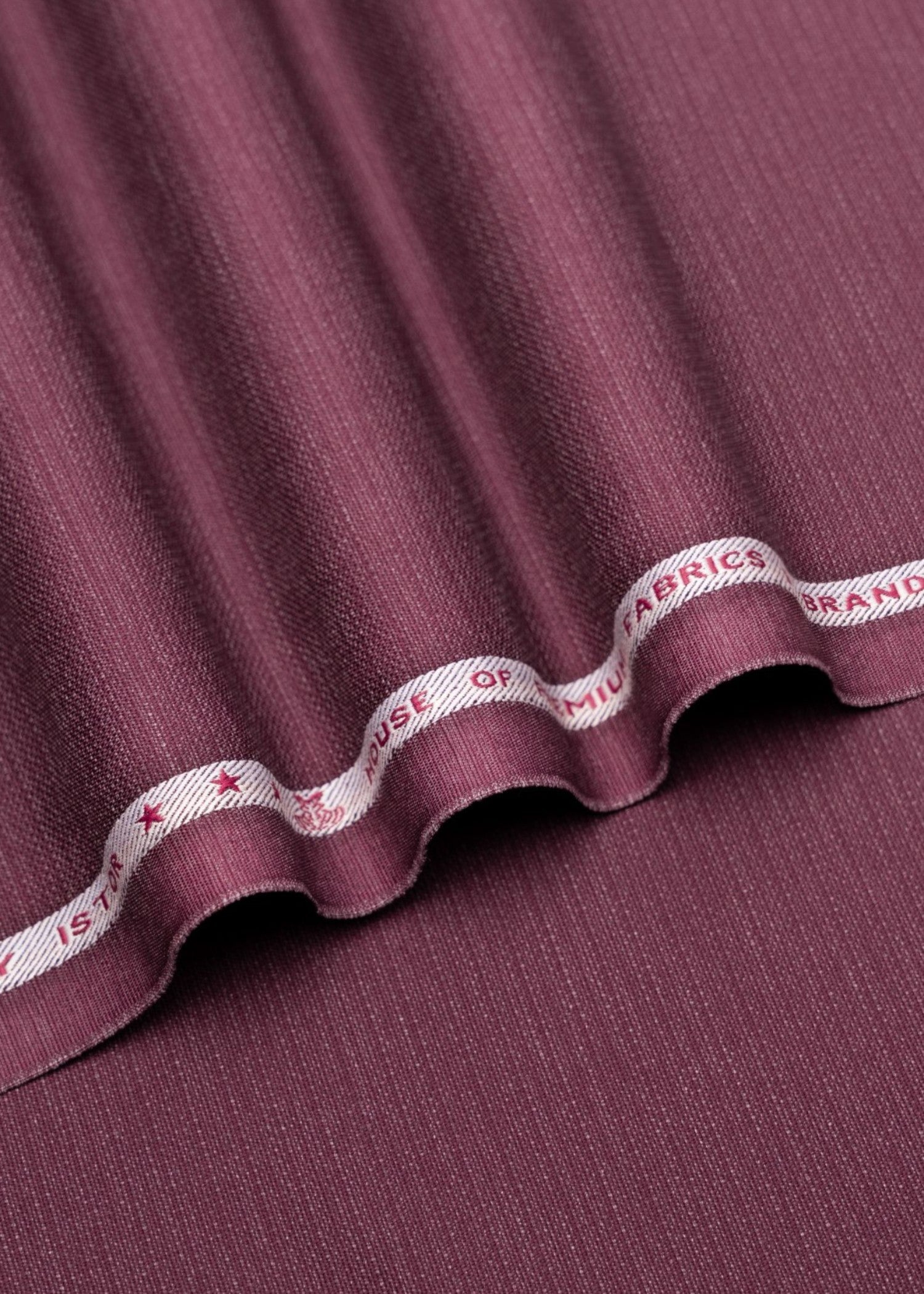 cotton Unstitched in Burgundy