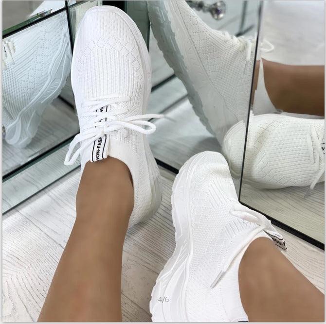 Color Matching Rubber Fashion Casual Shoes