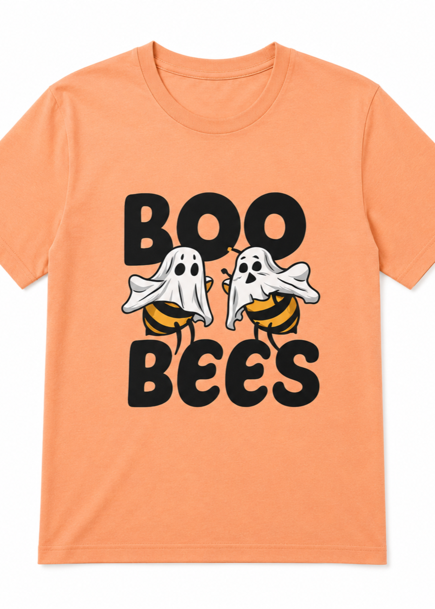 cotton jersey T Shirt in Peach pink