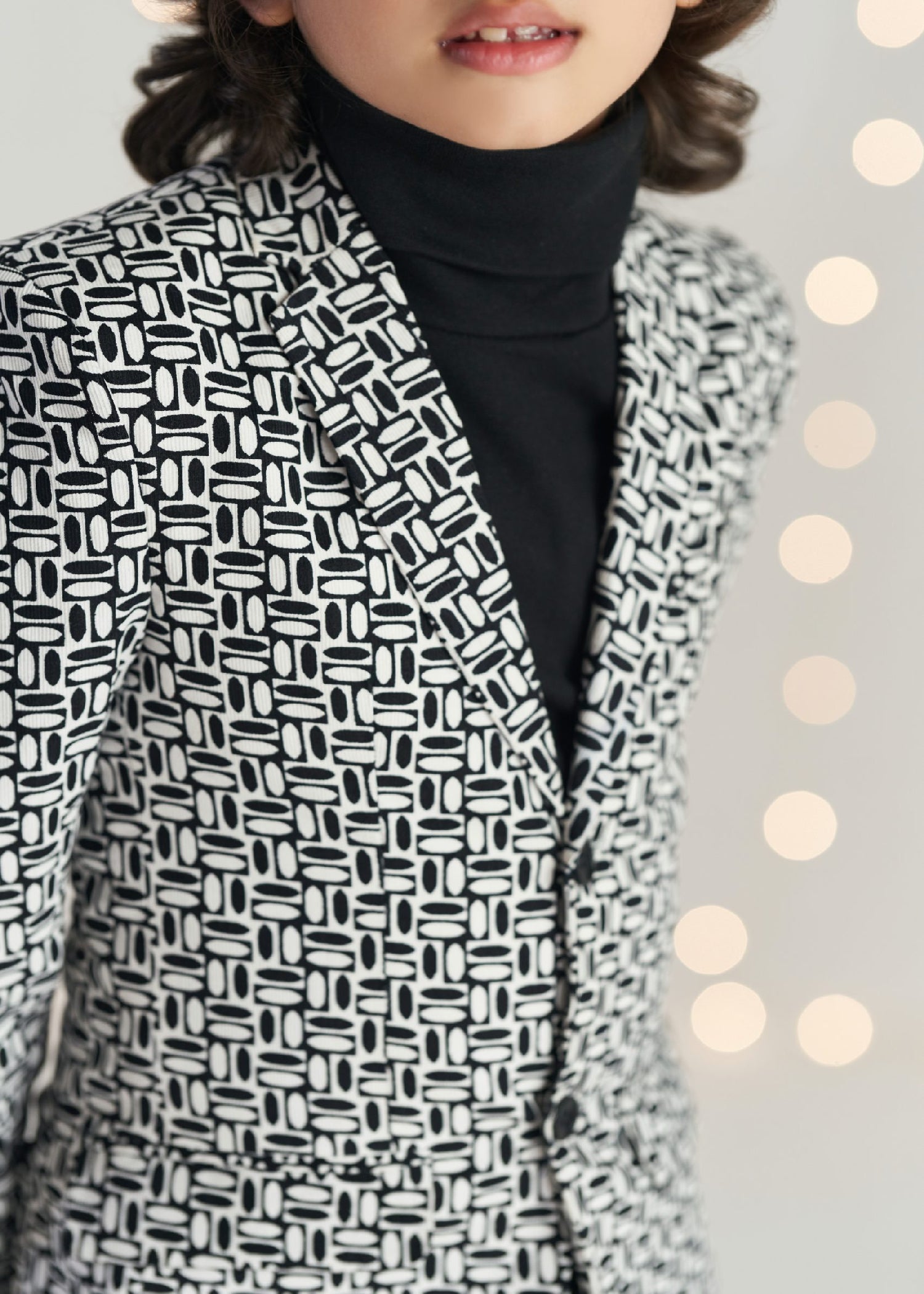 corduroy Blazer in Black