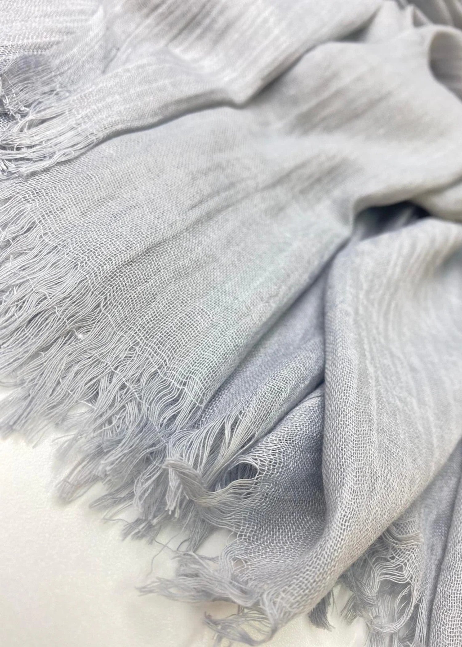 lawn Hijab in Silver