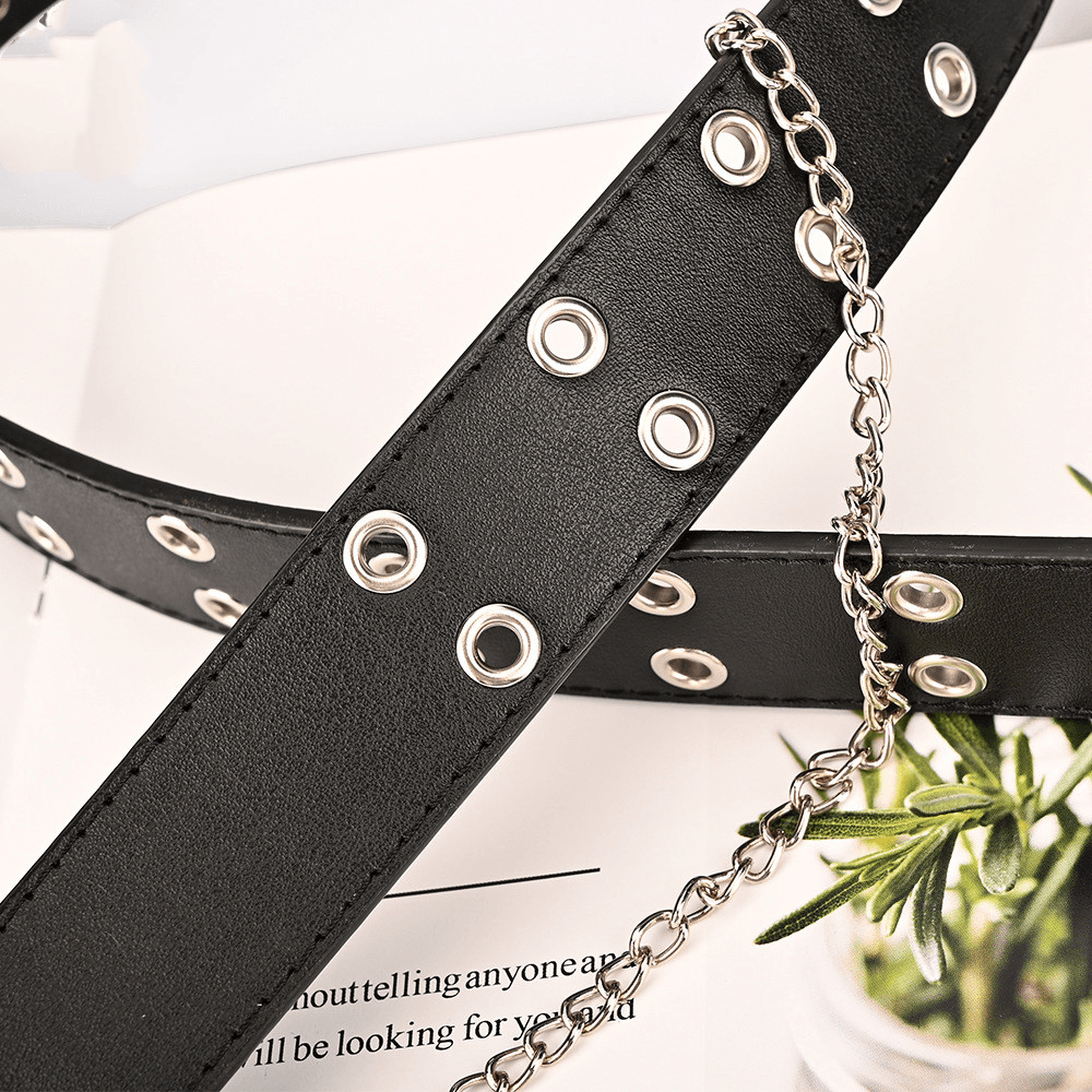 Punk Style Ladies Belt Jeans Fashion Chain Decorative Belt