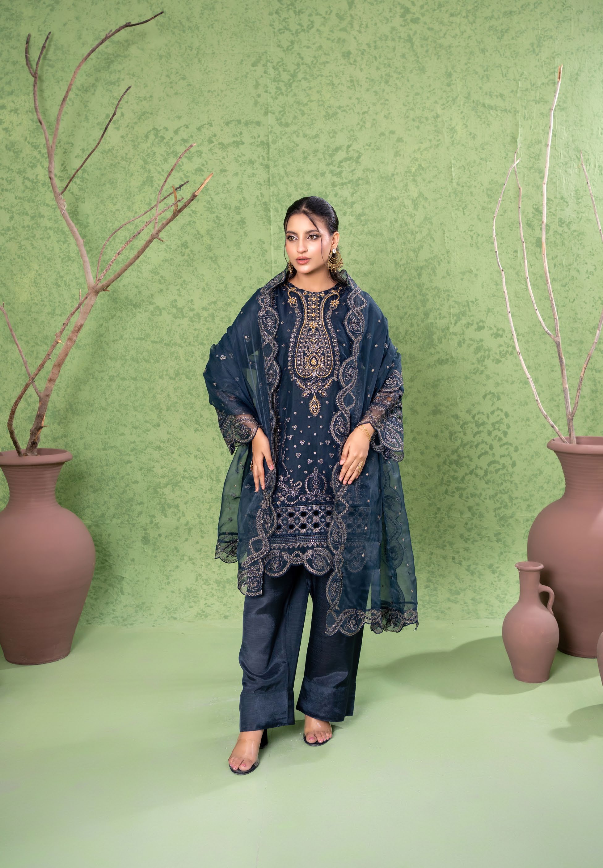 Kahani Festive Pret Organza Formals – D-2