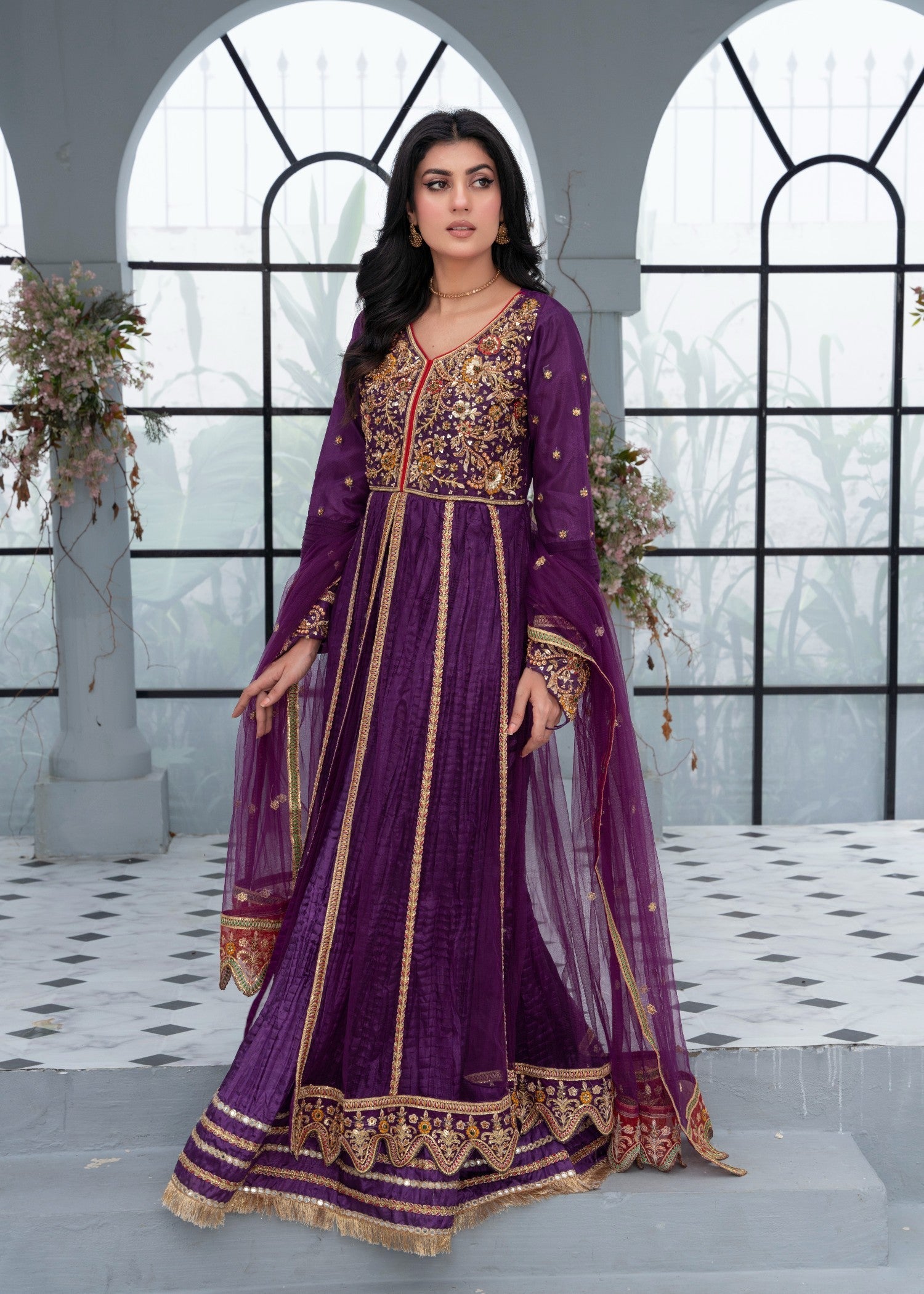 net Maxi in Purple
