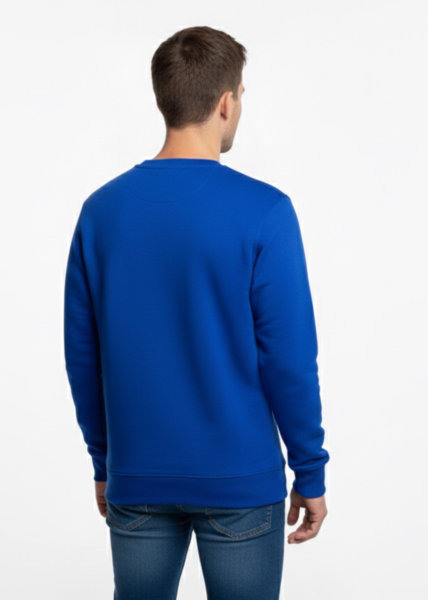 fleece Sweatshirt in Blue