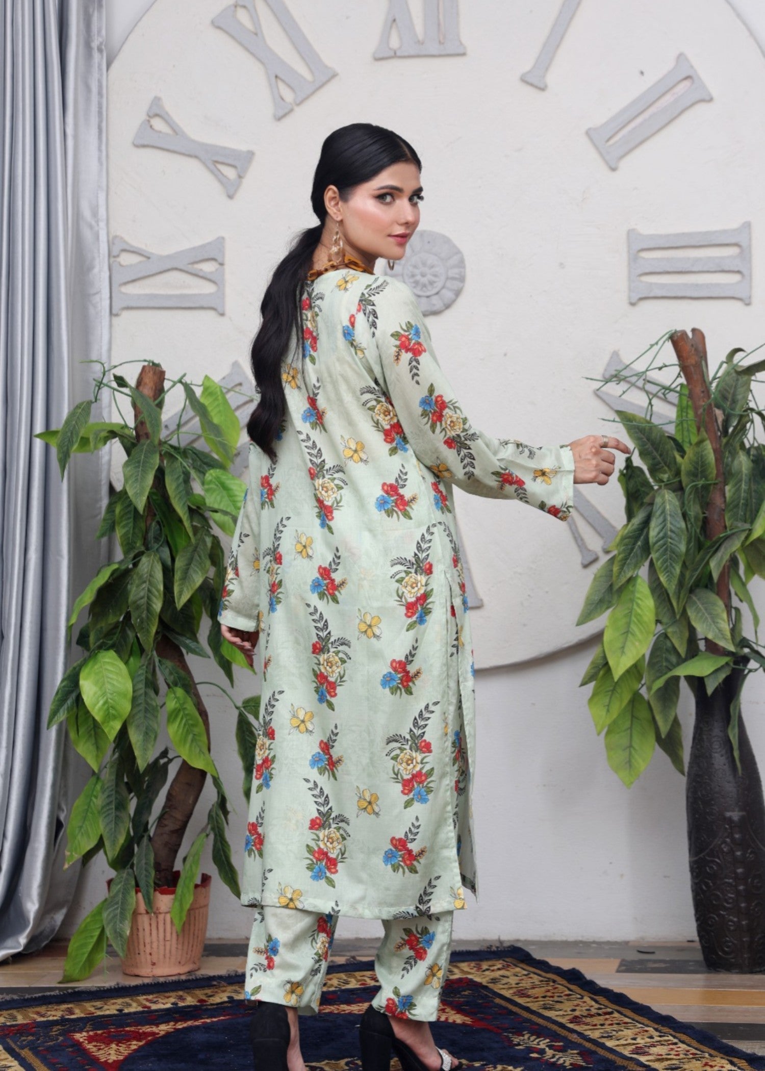 lawn Co Ord Sets in Tea green