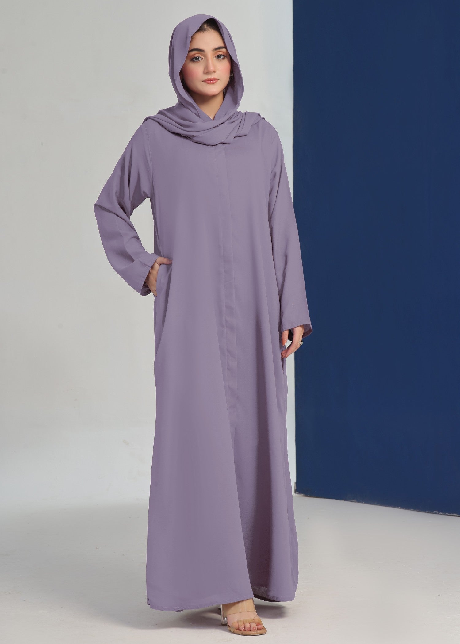 georgette Abaya in Lavender