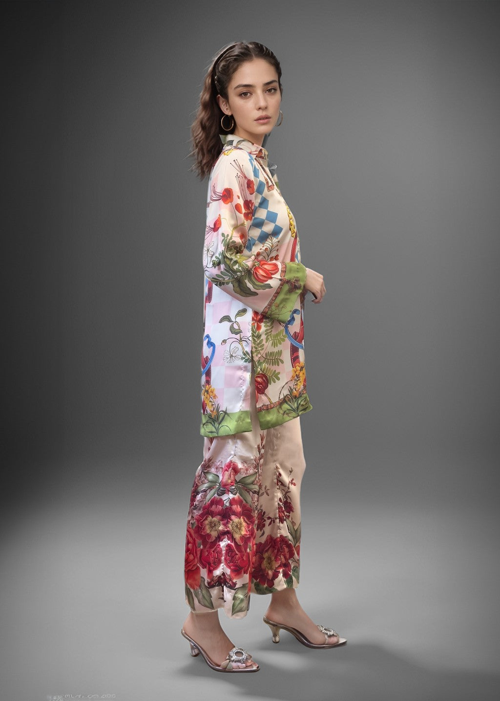 satin Co ord Sets in Multi