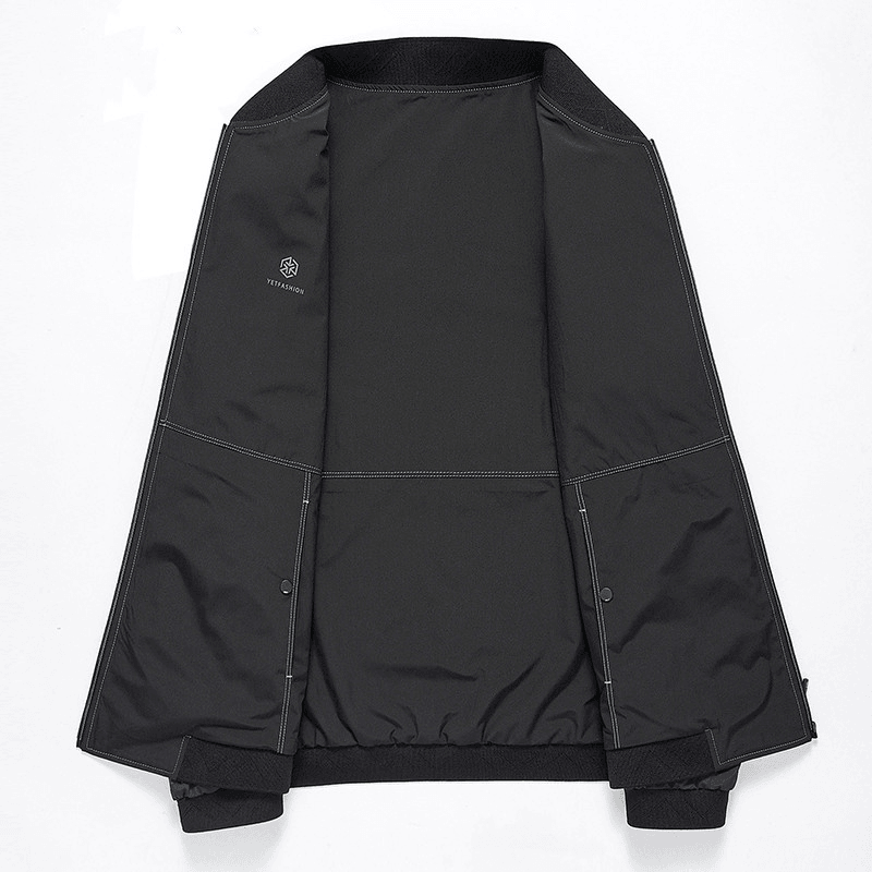 Baseball Collar Casual Jacket Stand Collar Spring and Autumn Jacket