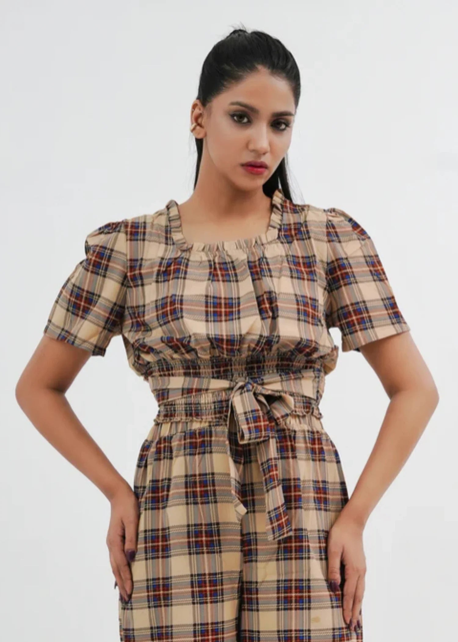 chiffon Co Ord Sets in Beige