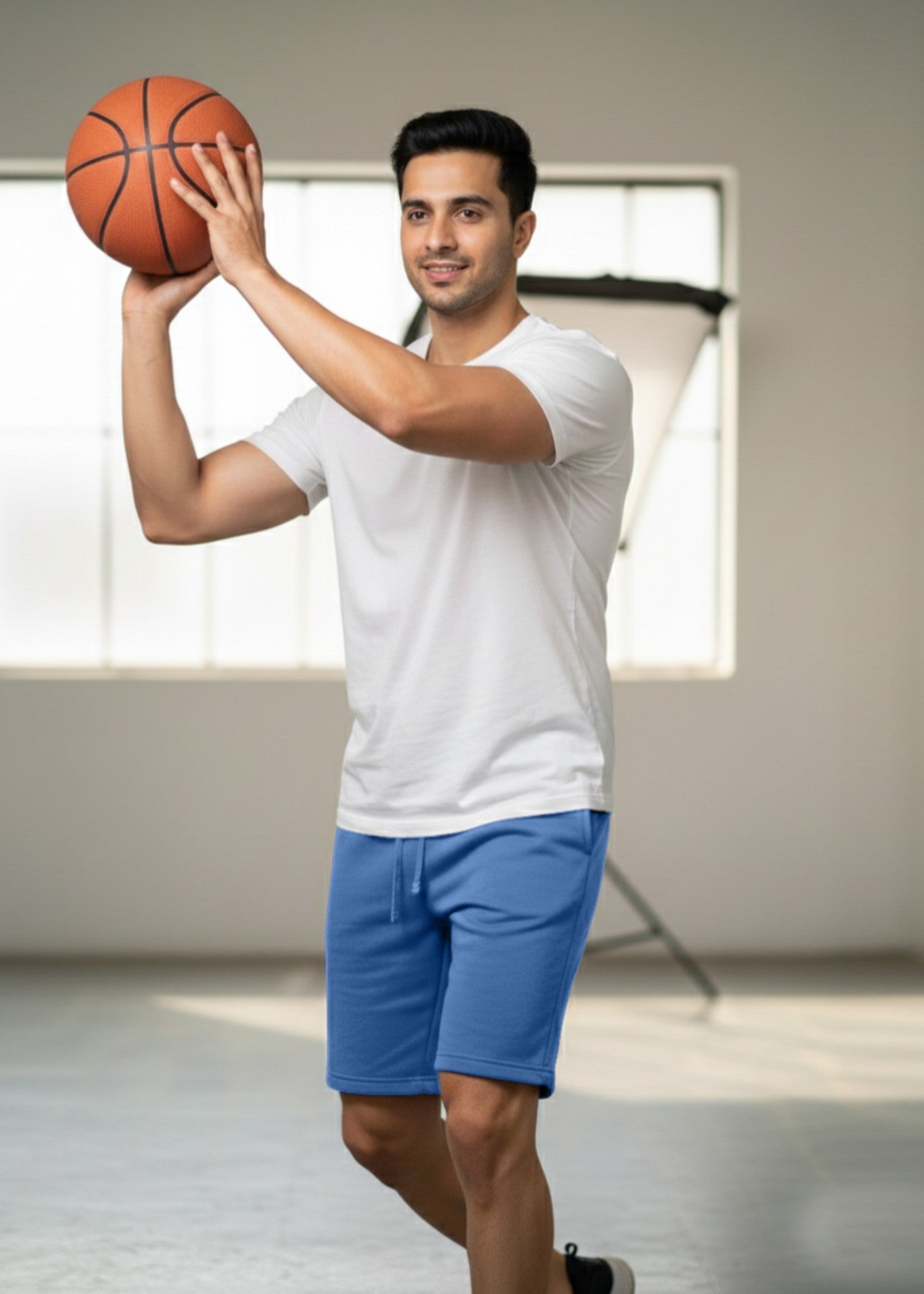 terry Shorts in Cornflower blue