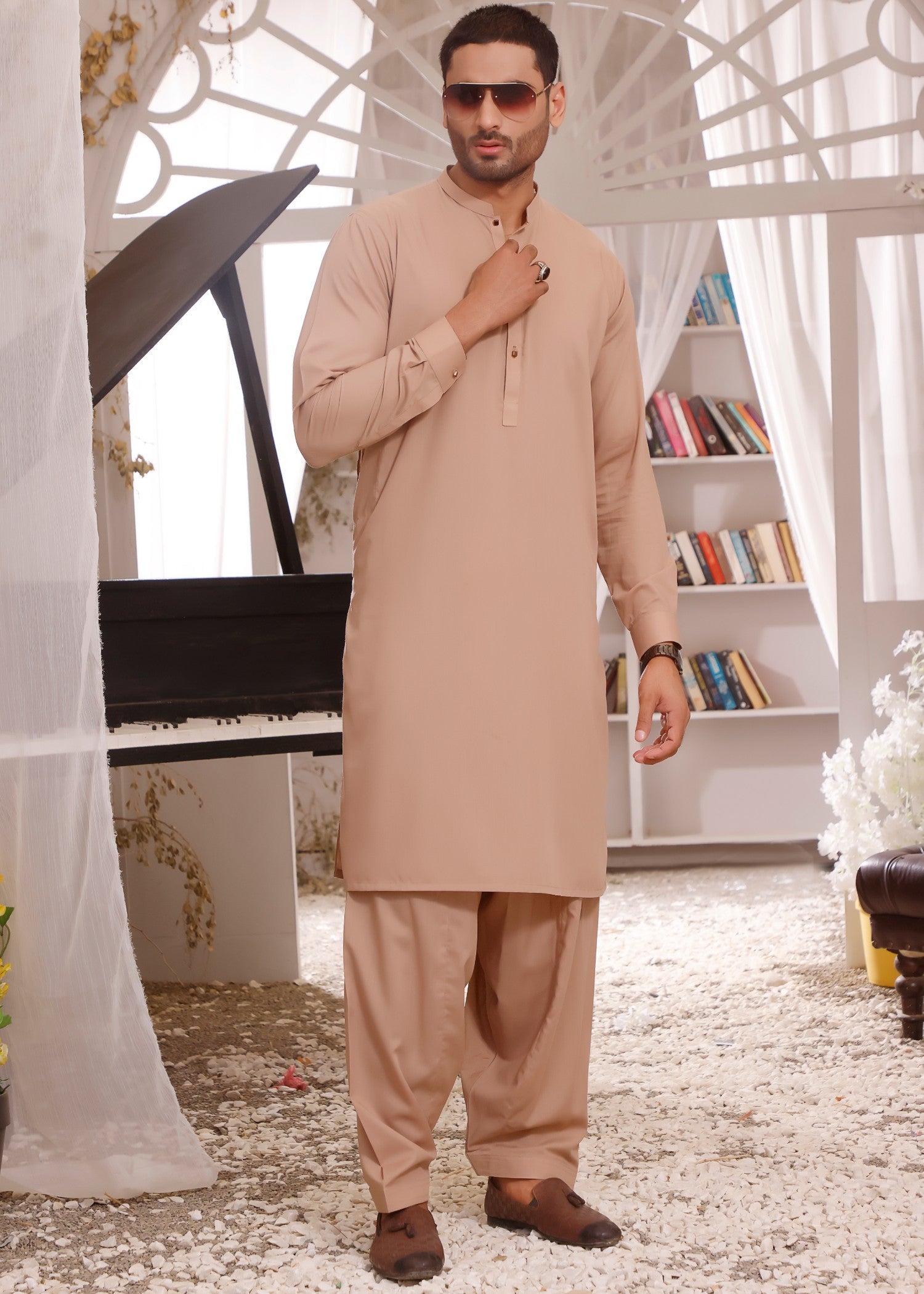 suiting Waistcoat in Beige