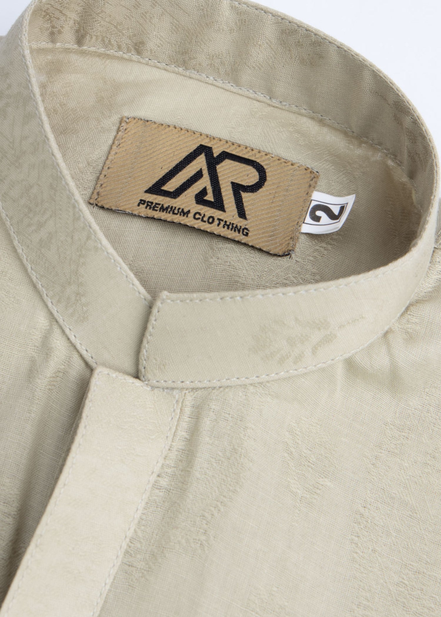 cotton dobby Kurta in Cream