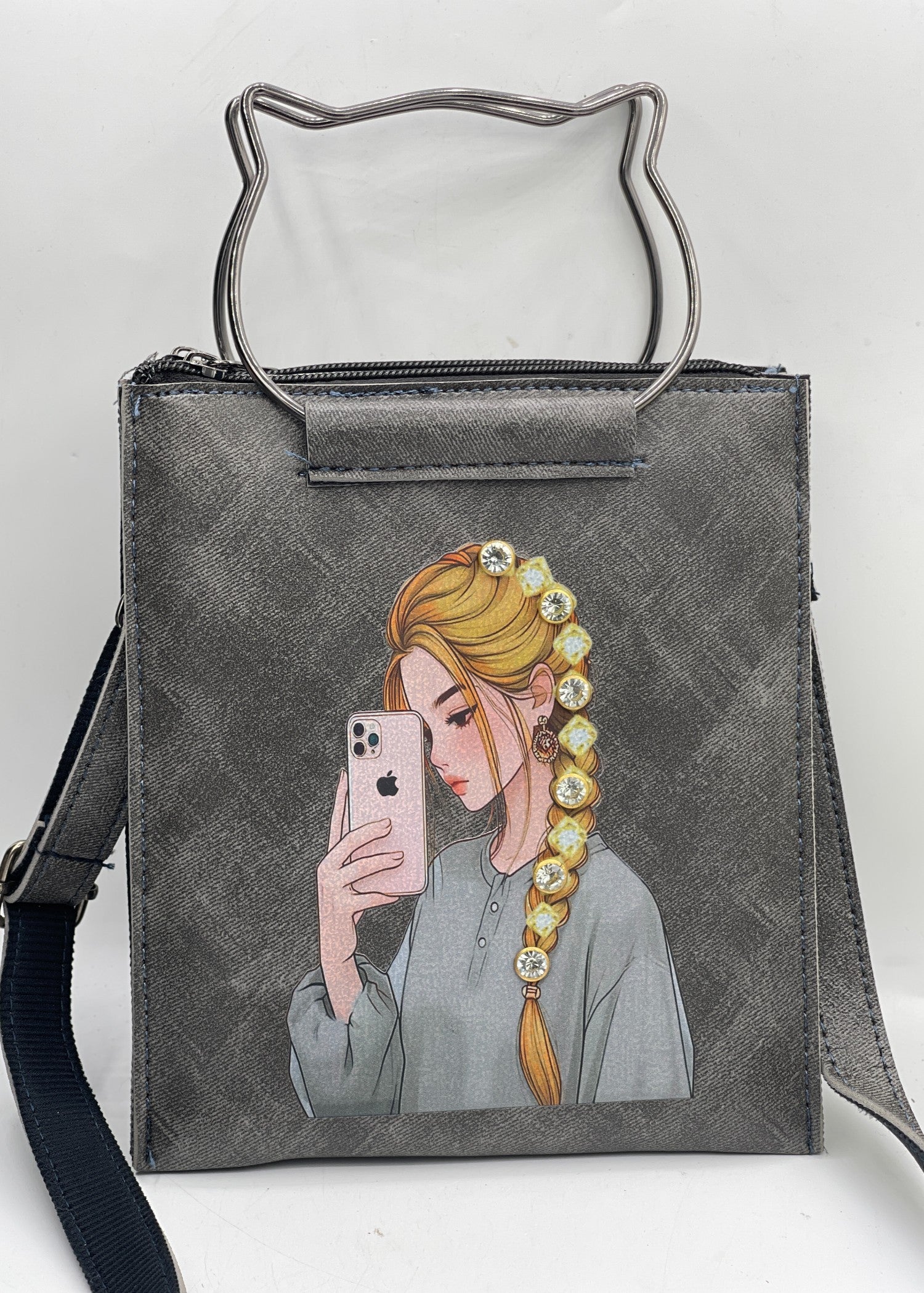 Crossbody in Dark grey Color by - Trendy Women Crossbody YOP2910