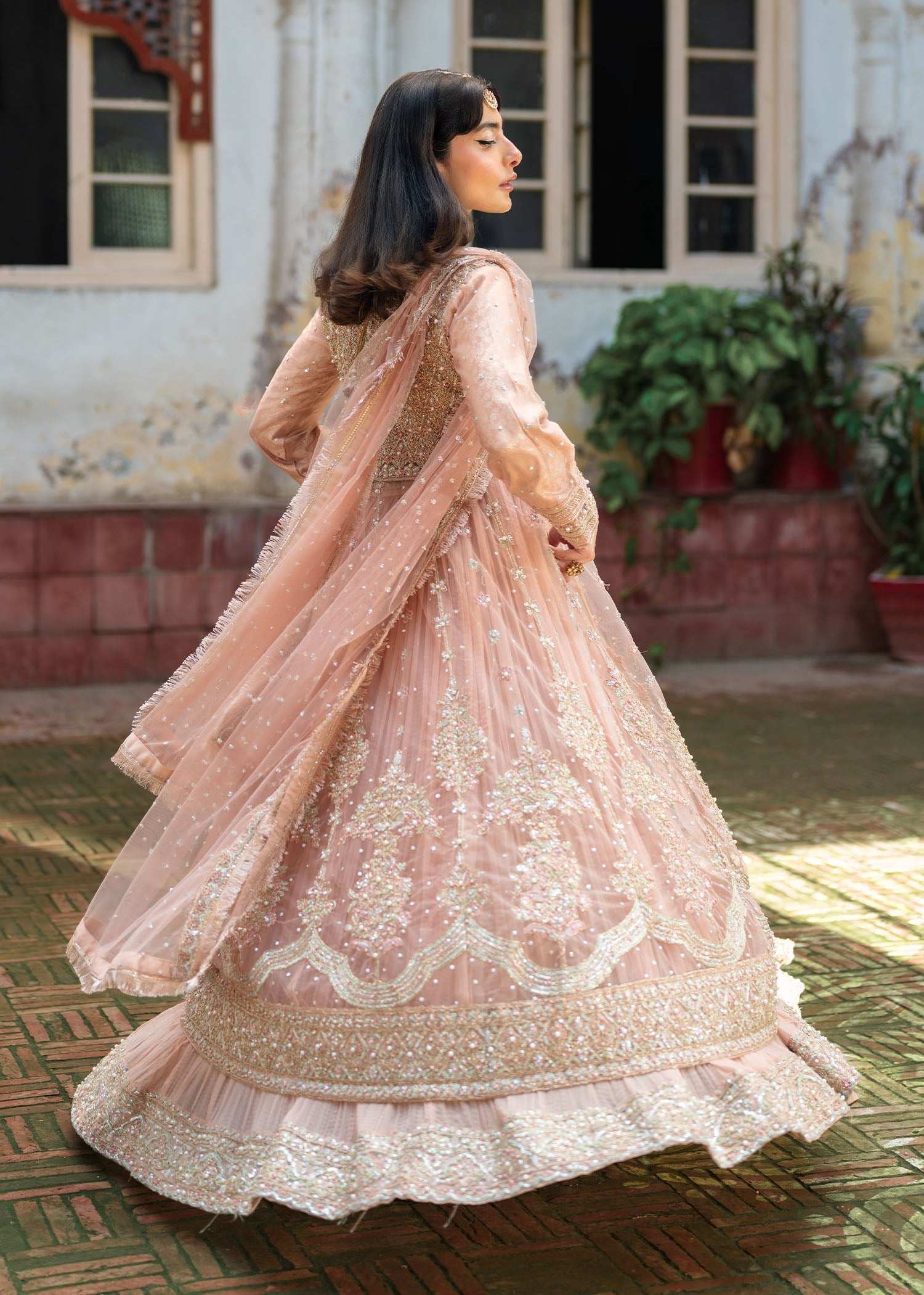 net Maxi in Baby pink